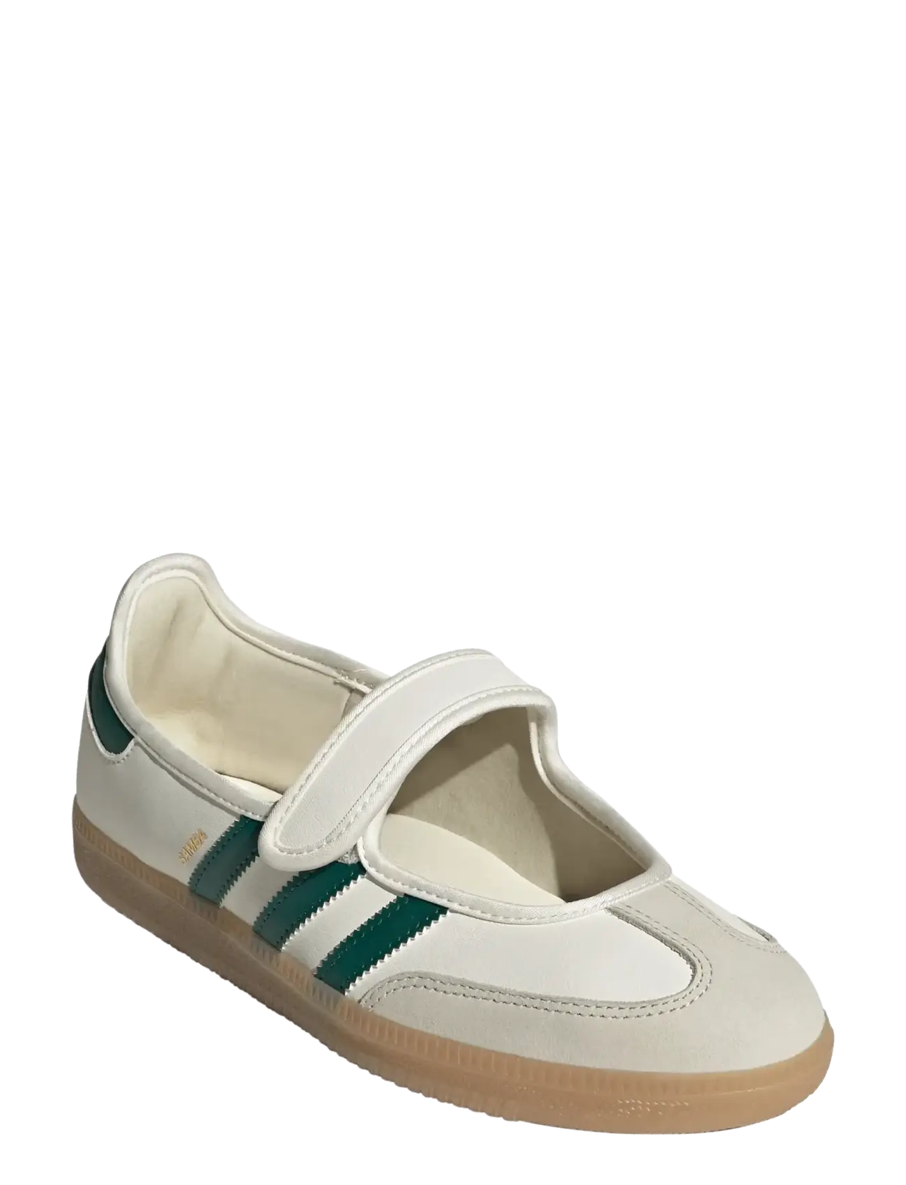 adidas Originals SAMBA JANE W - Sneakers - OWHITE/CGREEN/GOLDMT / cream