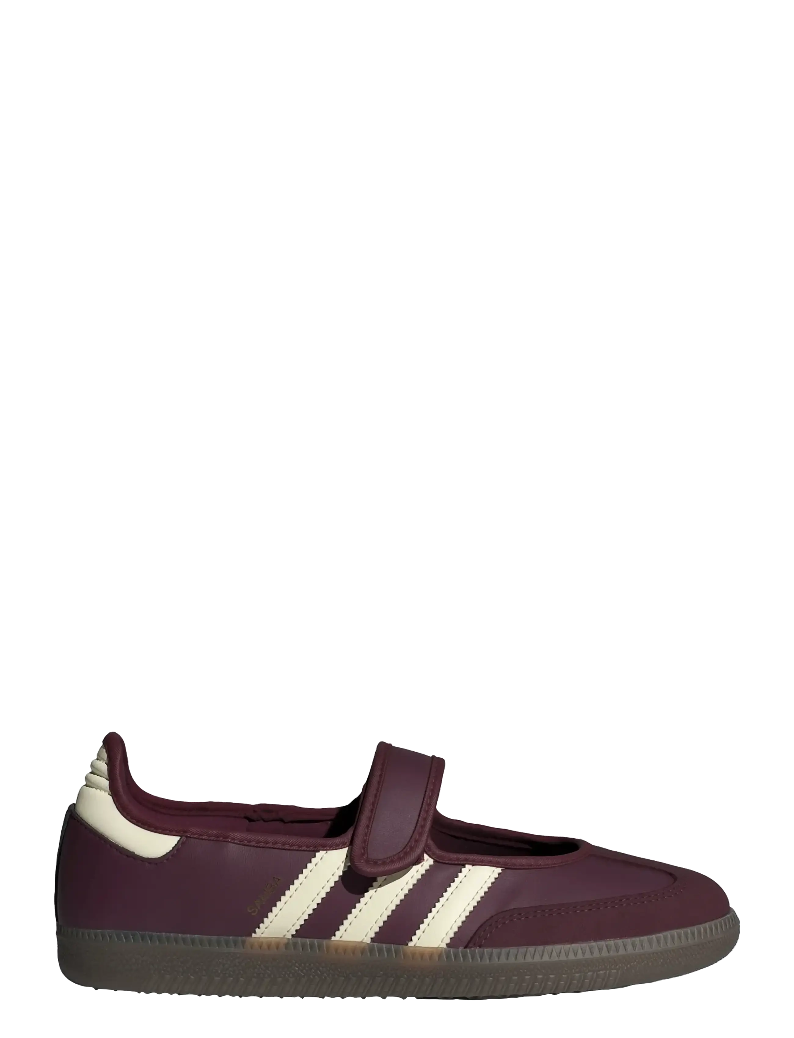 adidas Originals - SAMBA JANE W - lave sneakers - maroon/crewht/goldmt - 1