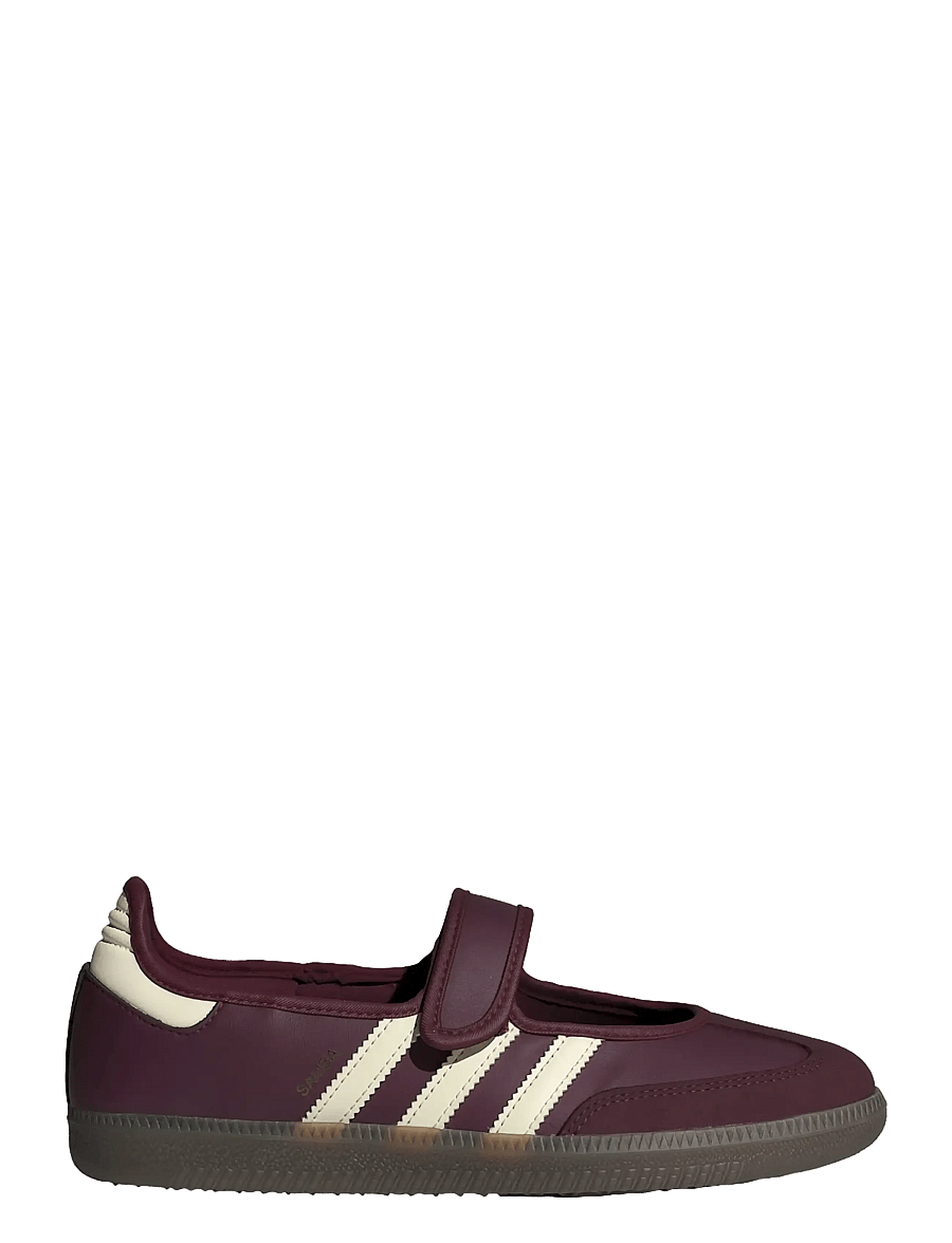adidas Originals - SAMBA JANE W - niedrige sneakers - maroon/crewht/goldmt - 1
