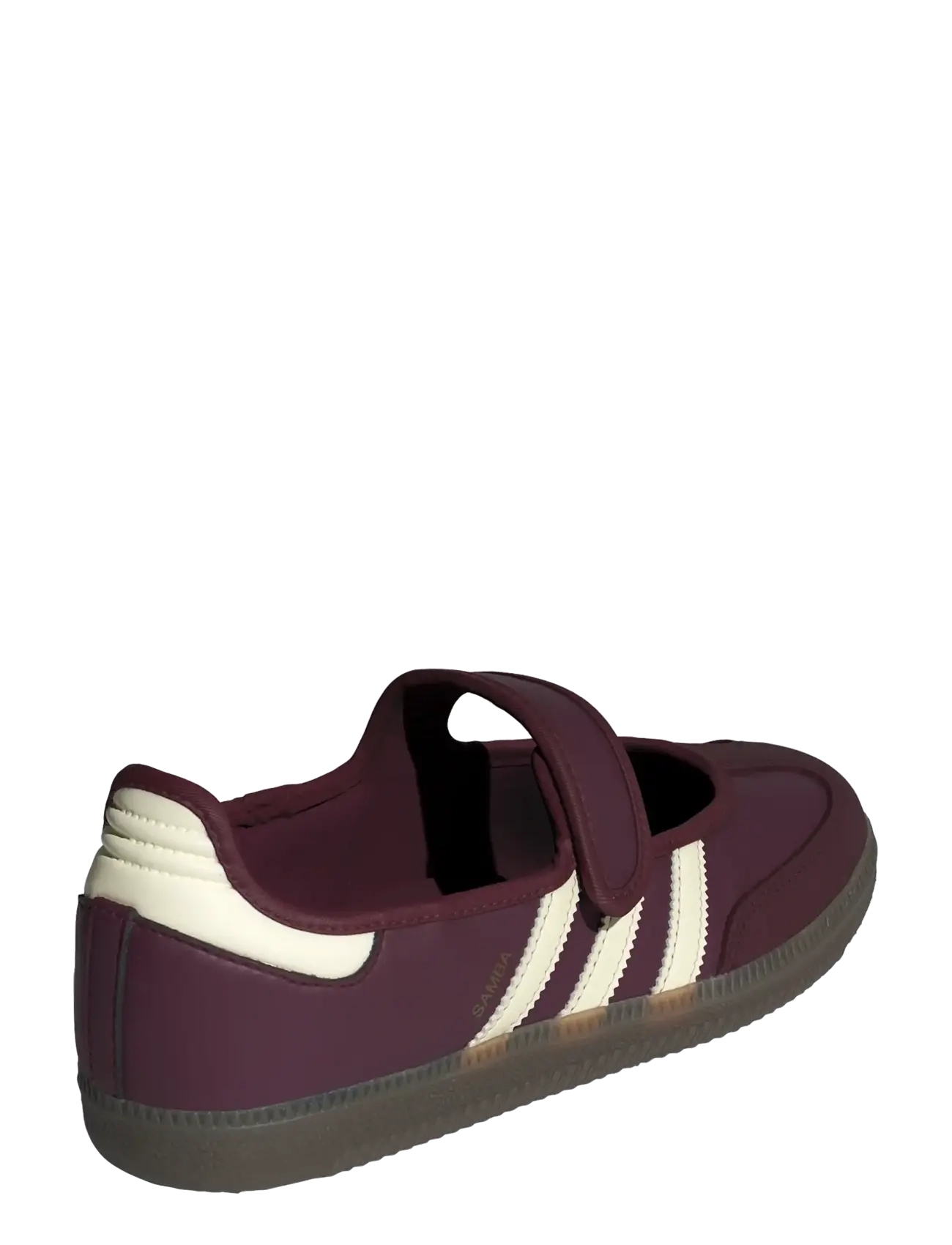 adidas Originals - SAMBA JANE W - lave sneakers - maroon/crewht/goldmt - 3