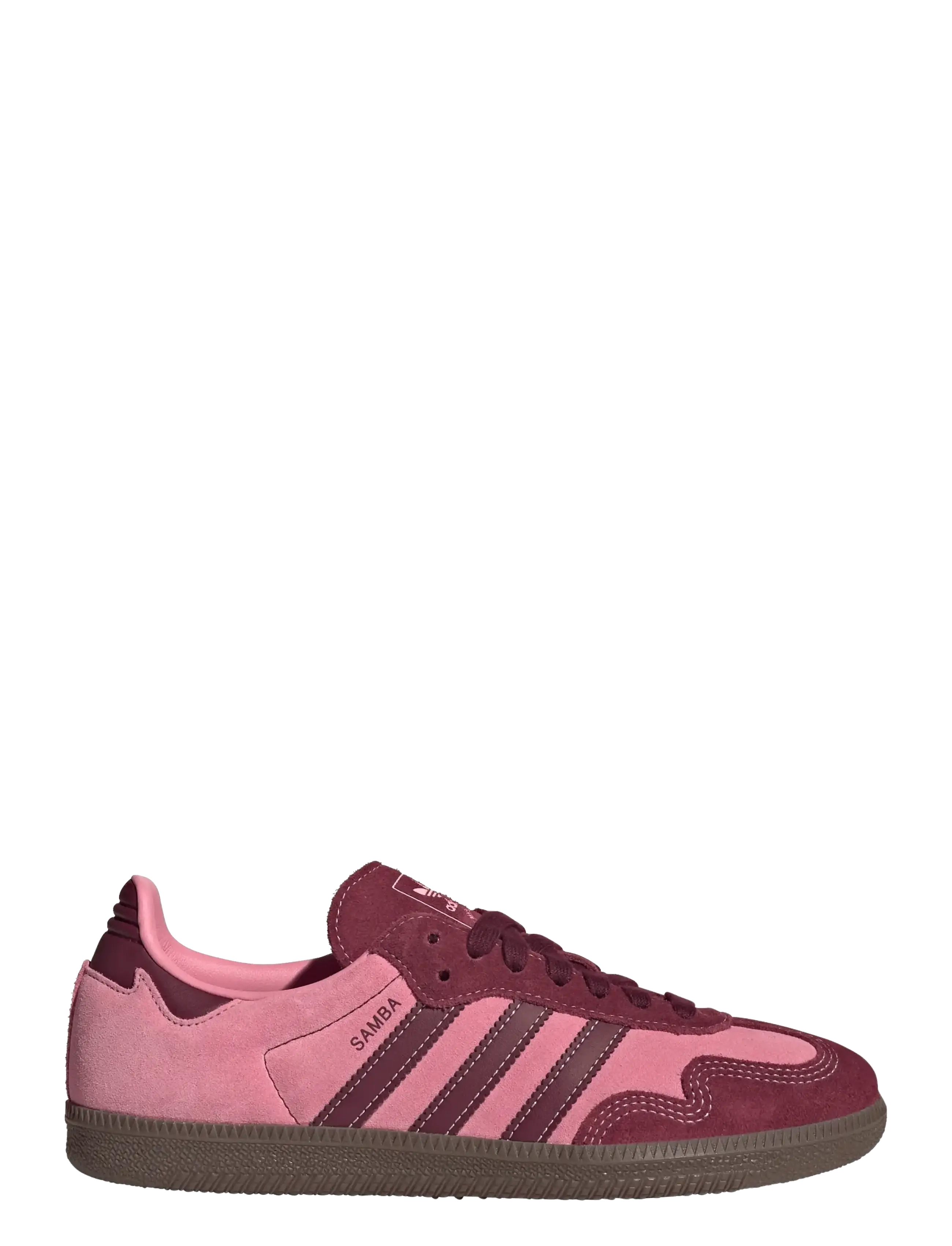 adidas Originals - SAMBA OG W - niedrige sneakers - pinspa/shared/gum5 - 1