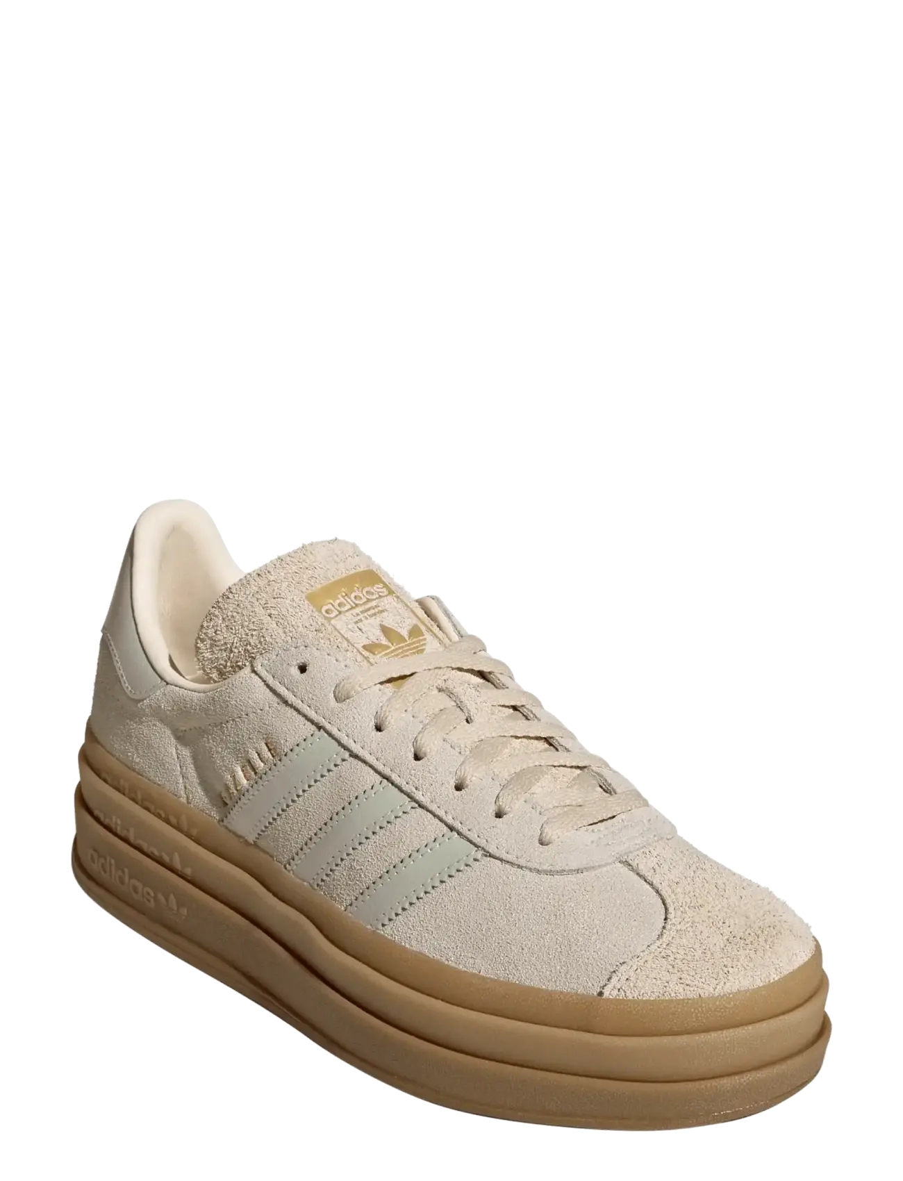 adidas Originals GAZELLE BOLD W - Baskets - GREONE/CREWHT/CREWHT / cream