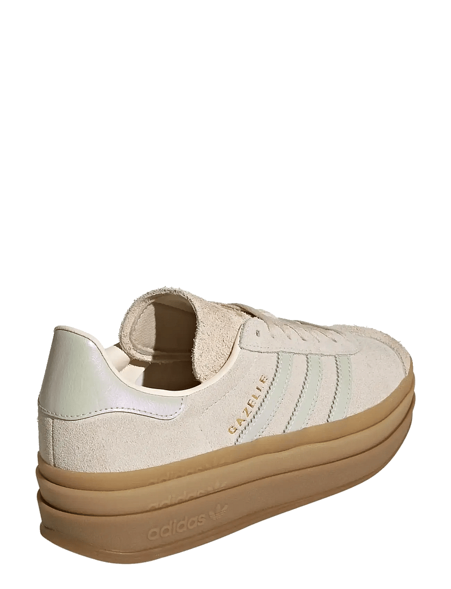 adidas Originals - GAZELLE BOLD W - chunky sneakers - greone/crewht/crewht - 3