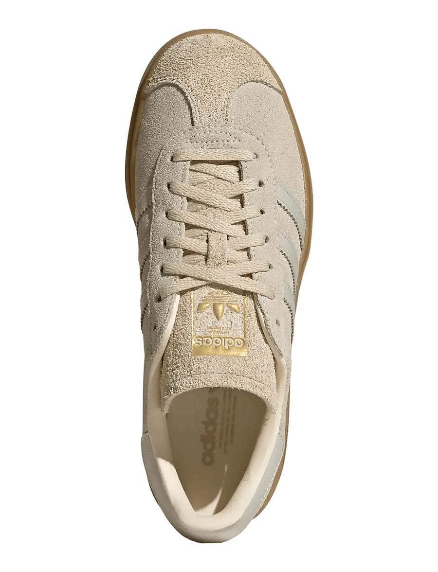 adidas Originals - GAZELLE BOLD W - chunky sneakers - greone/crewht/crewht - 4