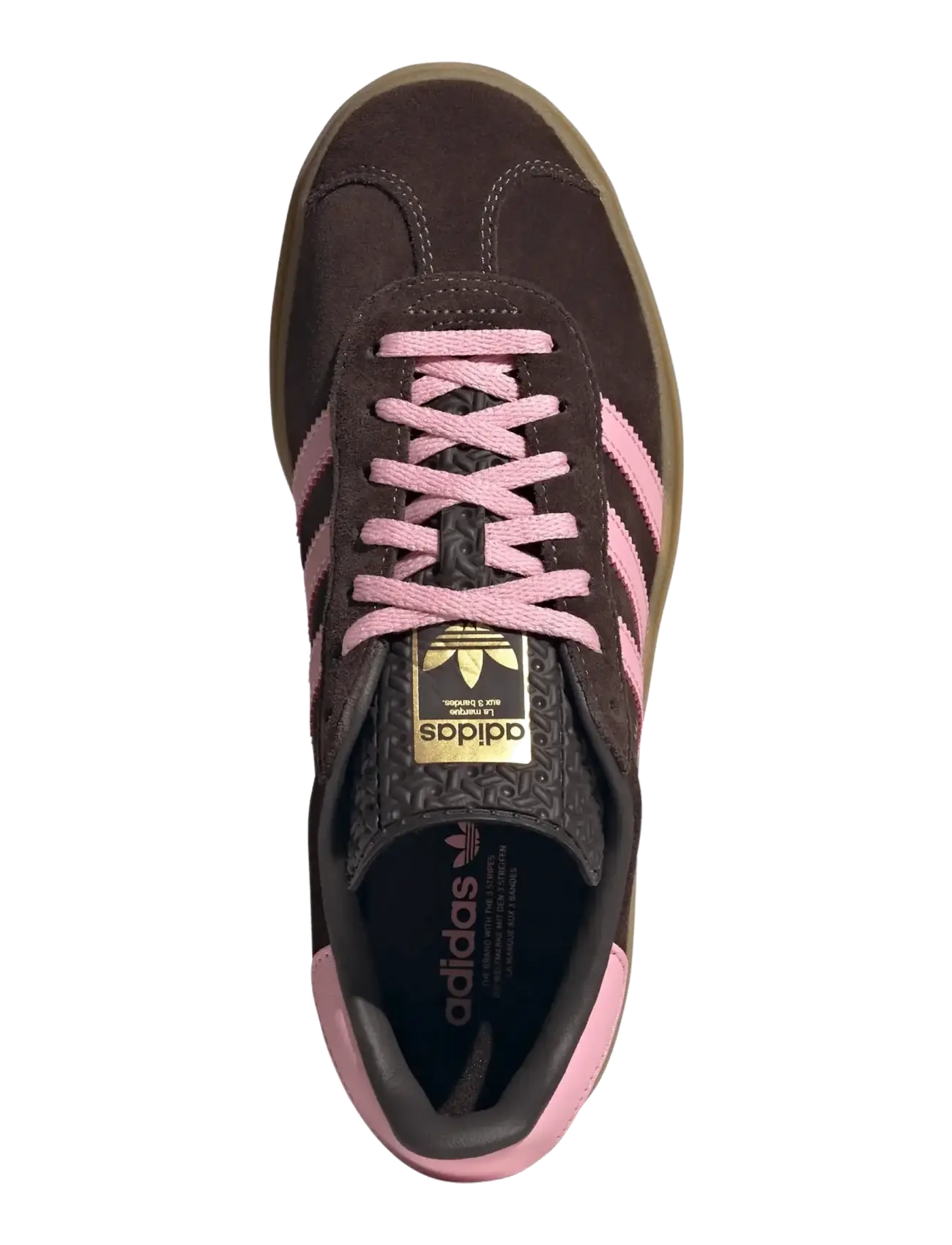adidas Originals - GAZELLE BOLD W - lave sneakers - auco/ltpink/goldmt - 4