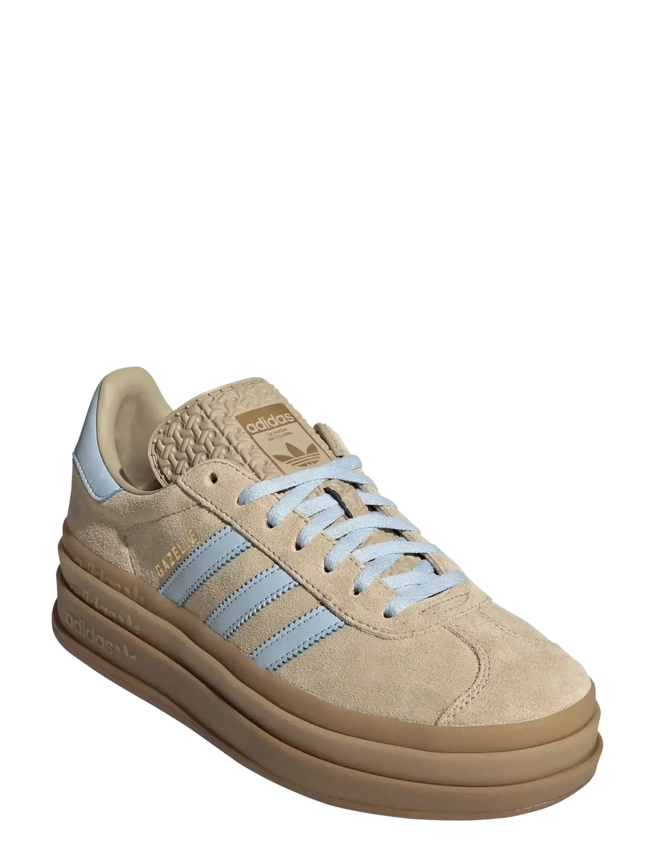 adidas Originals GAZELLE BOLD W - Sportssko - STOKHA/CRSK/GOLDMT / beige