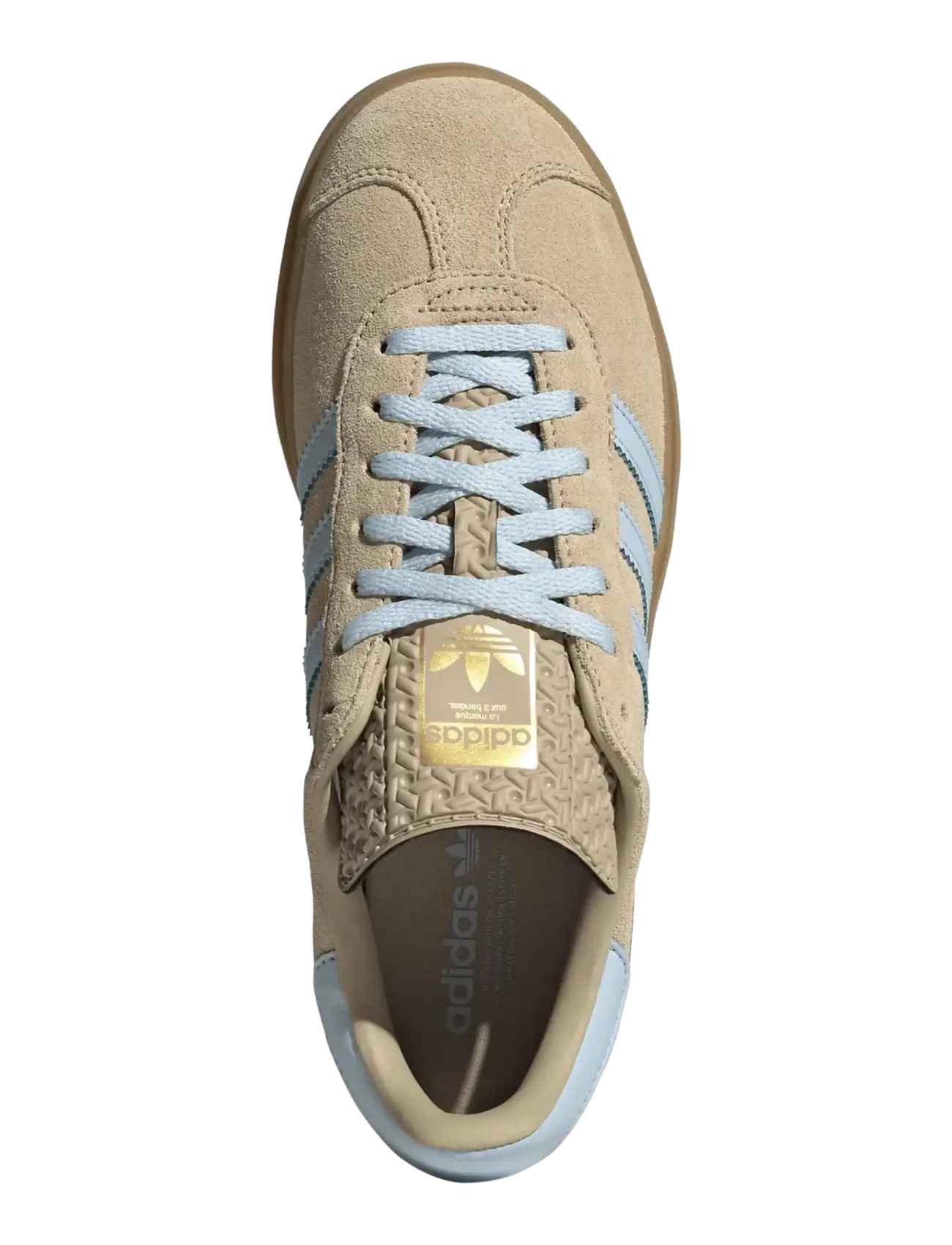 adidas Originals - GAZELLE BOLD W - niedrige sneakers - stokha/crsk/goldmt - 4