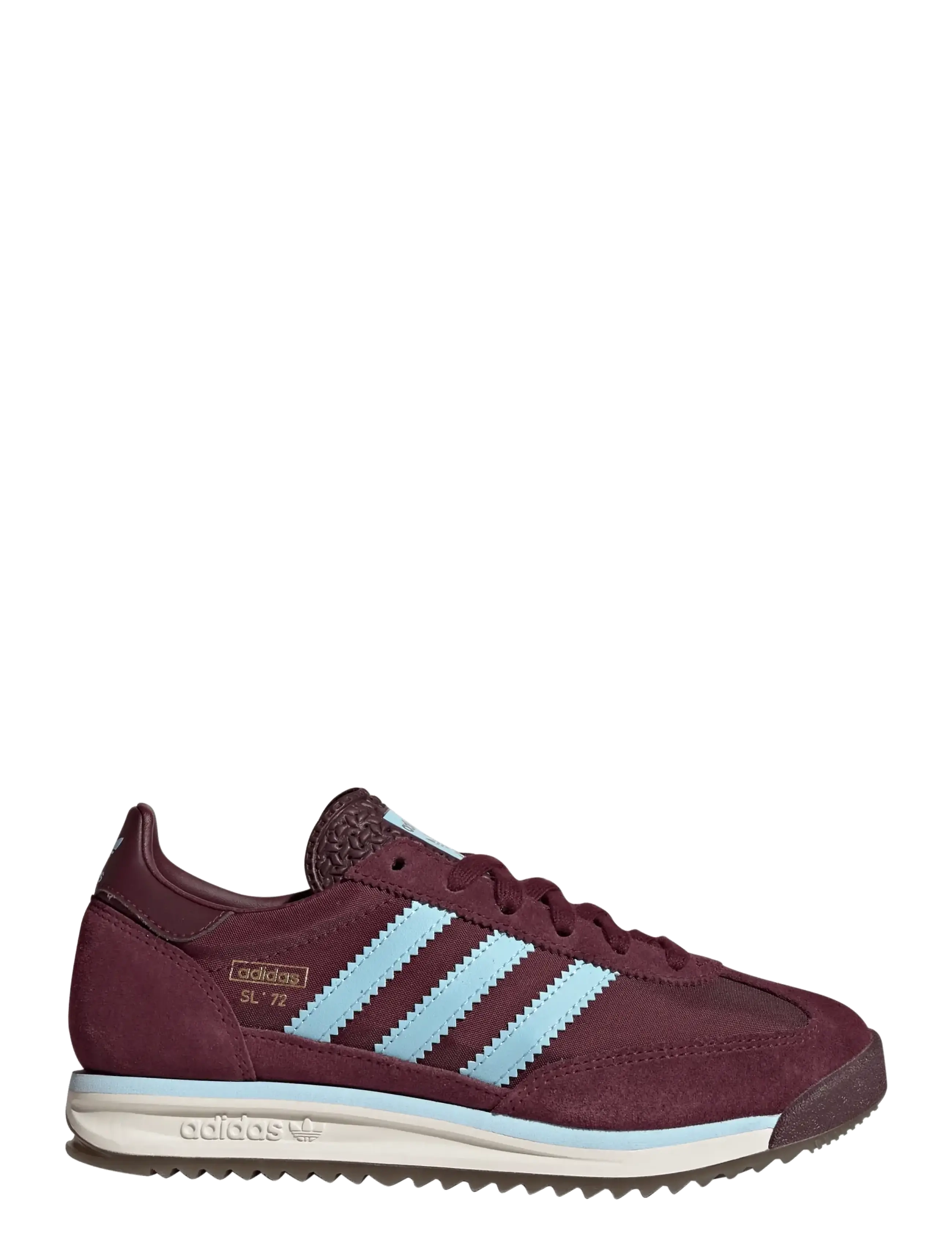 adidas Originals - SL 72 RS J - lave sneakers - maroon/iceblu/gum5 - 1