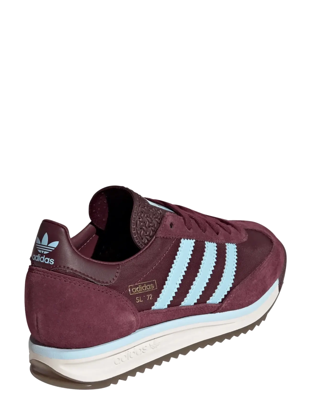 adidas Originals - SL 72 RS J - lave sneakers - maroon/iceblu/gum5 - 3