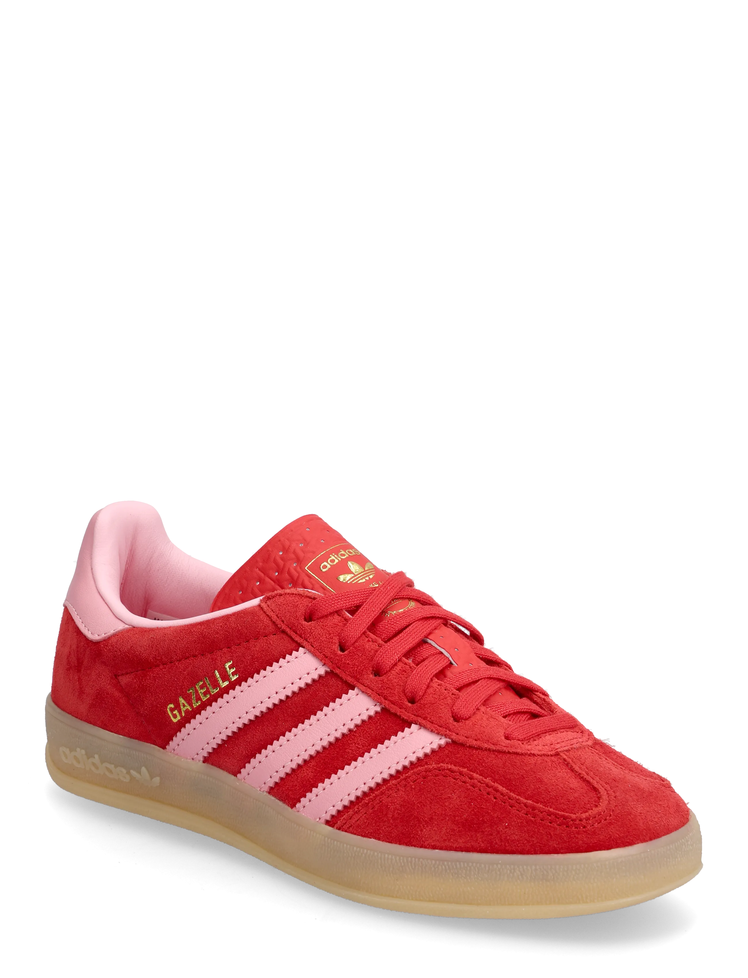 adidas Originals GAZELLE INDOOR W - Sko - BETSCA/LTPINK/GUM4 / red