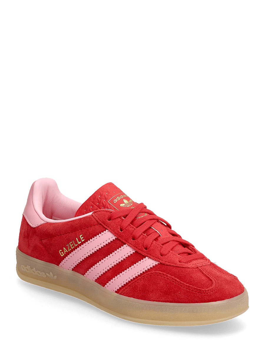 adidas Originals - GAZELLE INDOOR W - låga sneakers - betsca/ltpink/gum4 - 0