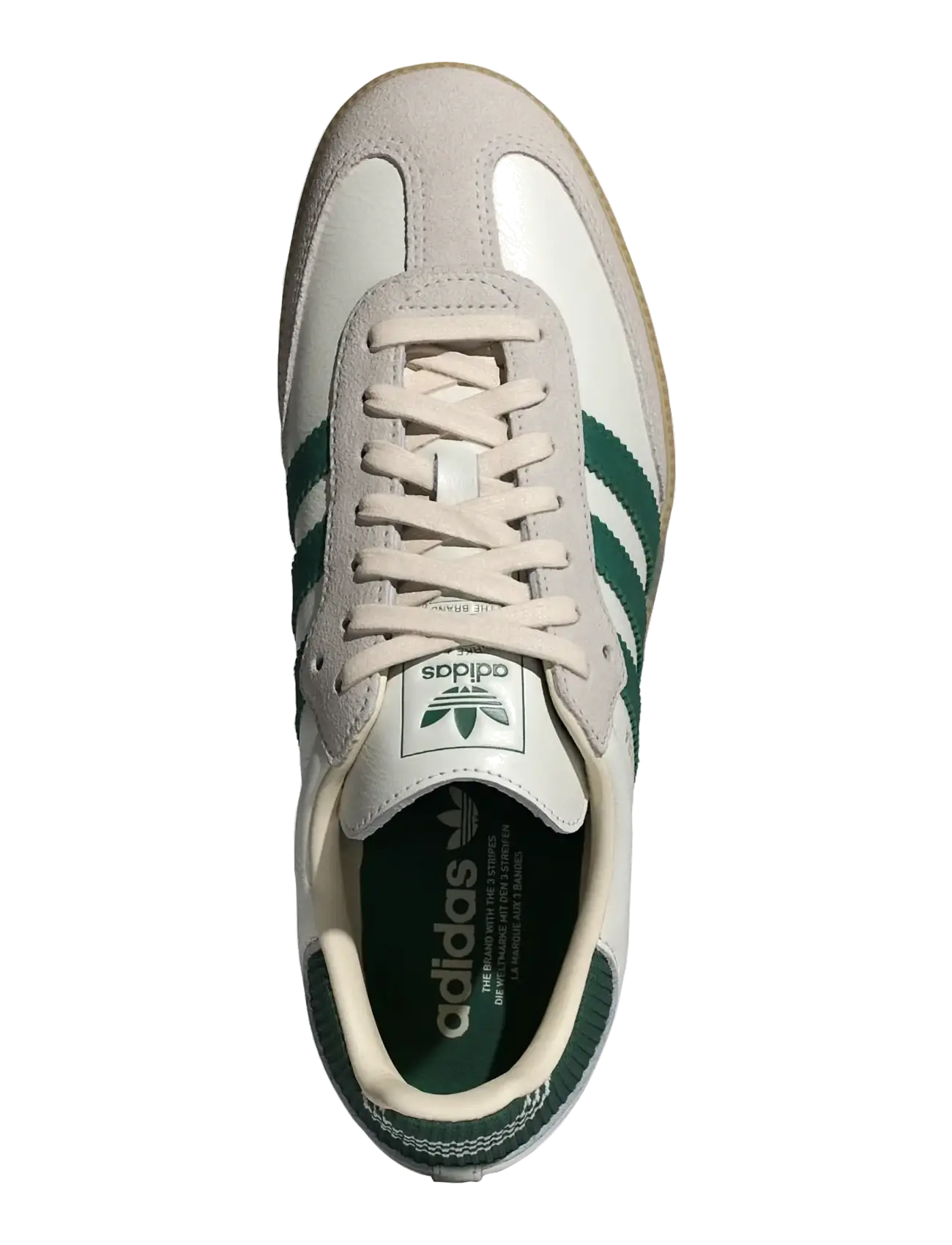 adidas Originals - SAMBA OG - low tops - clowhi/cgreen/gum3 - 4