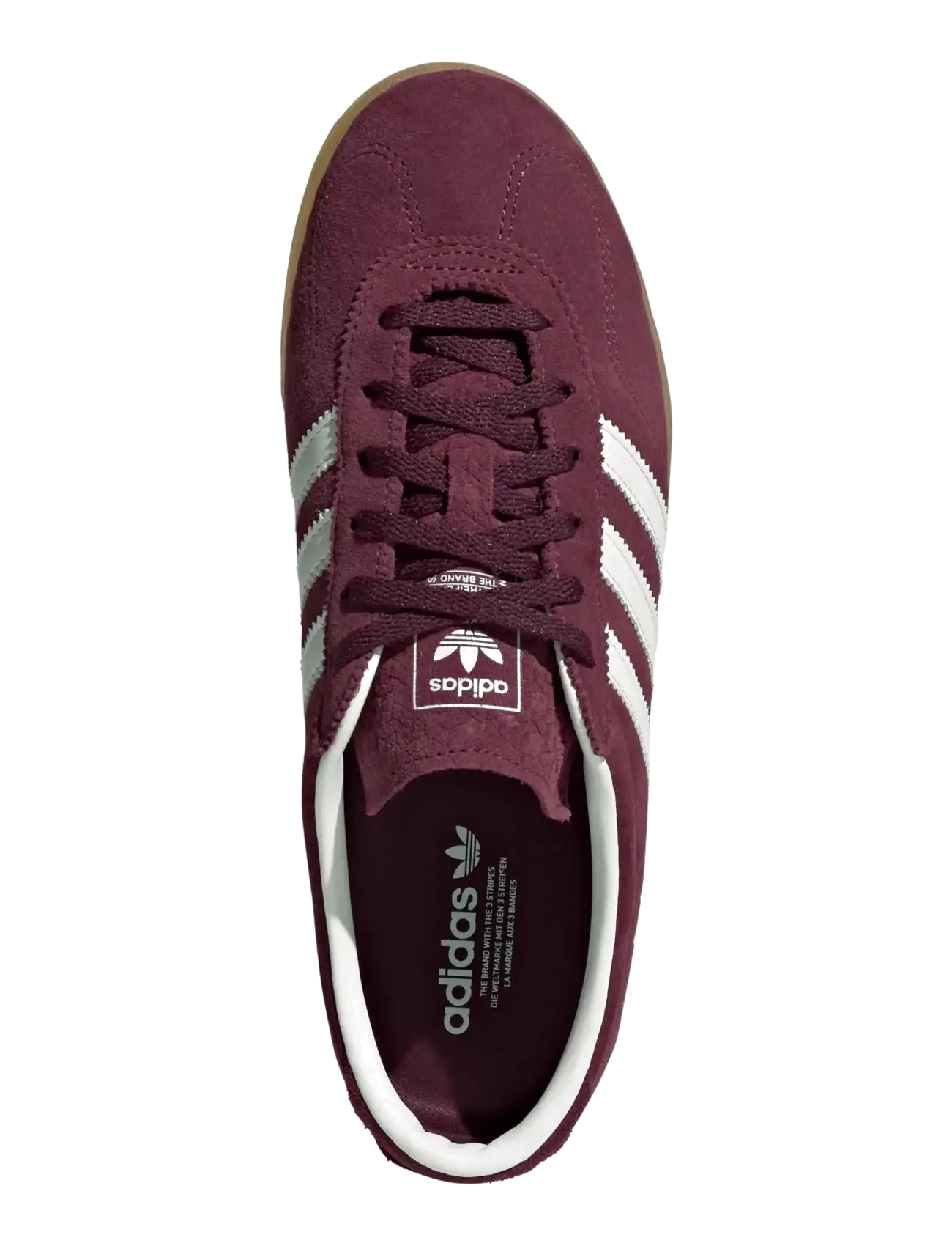 adidas Originals - GAZELLE LO PRO W - baskets basses - maroon/cwhite/gum3 - 4