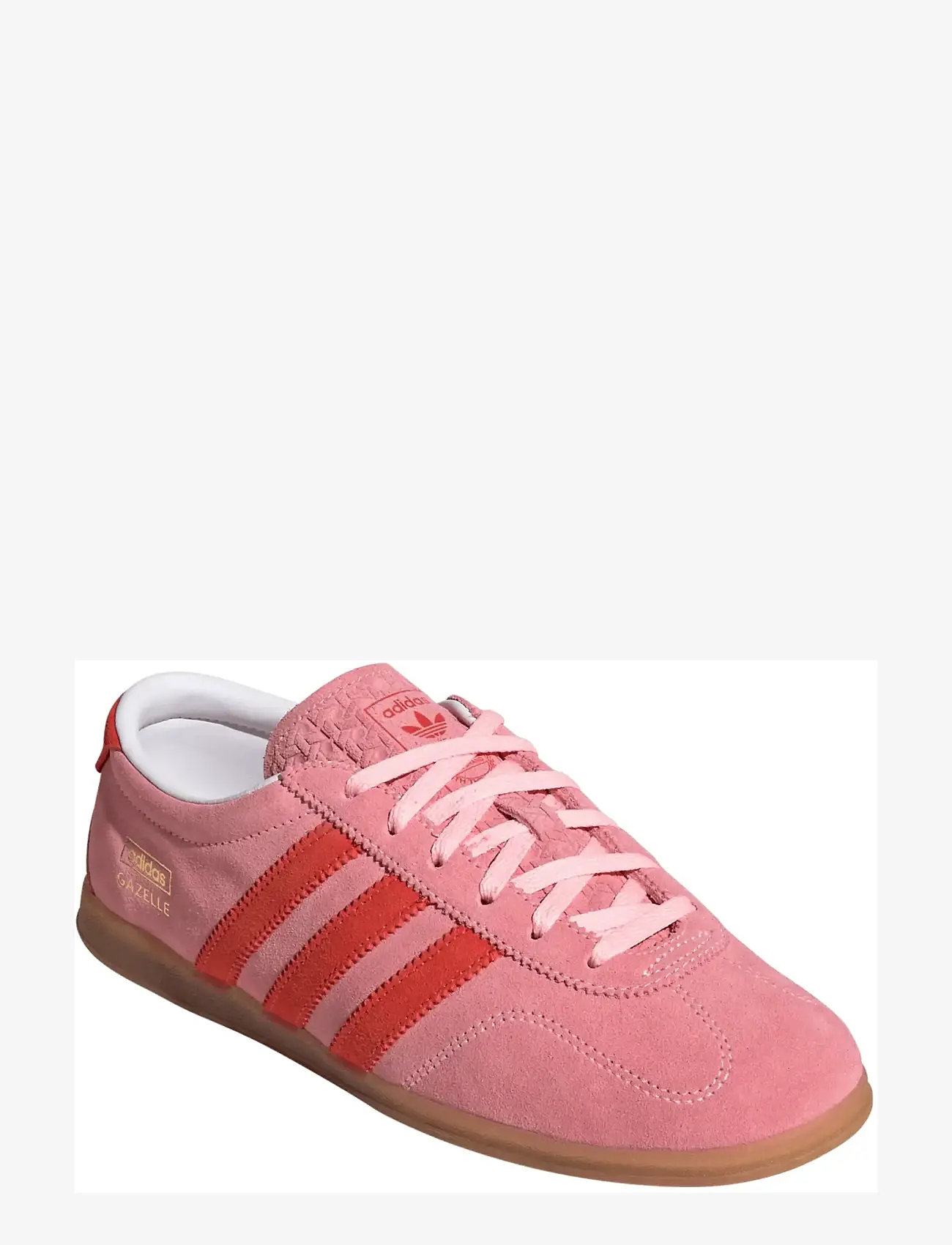 adidas Originals - GAZELLE LO PRO W - låga sneakers - pinspa/red/gum3 - 0
