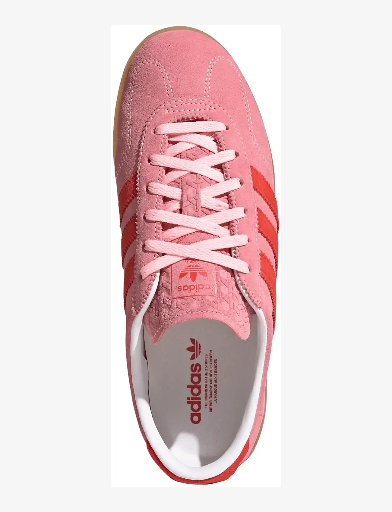 adidas Originals - GAZELLE LO PRO W - låga sneakers - pinspa/red/gum3 - 4