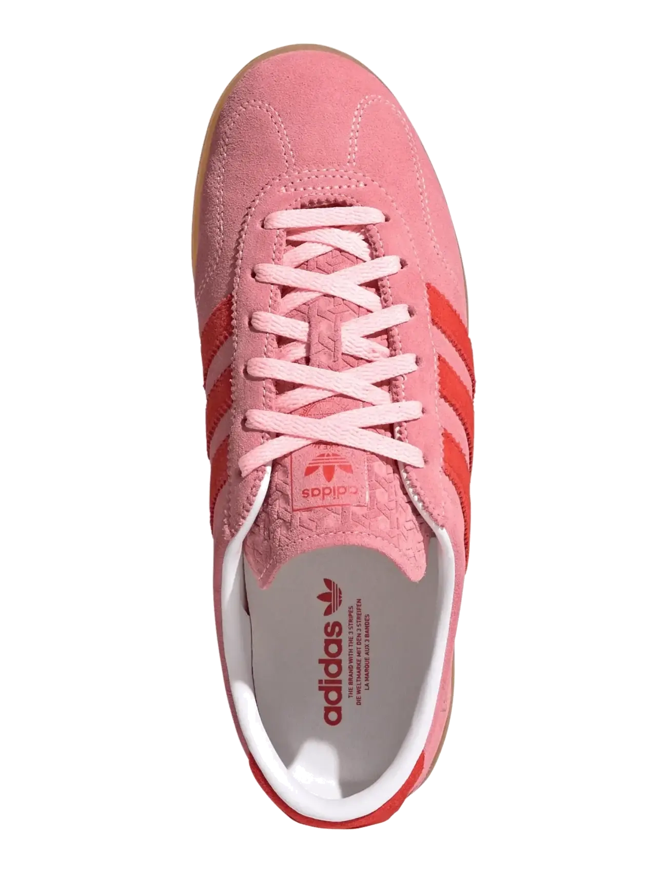 adidas Originals - GAZELLE LO PRO W - lave sneakers - pinspa/red/gum3 - 4