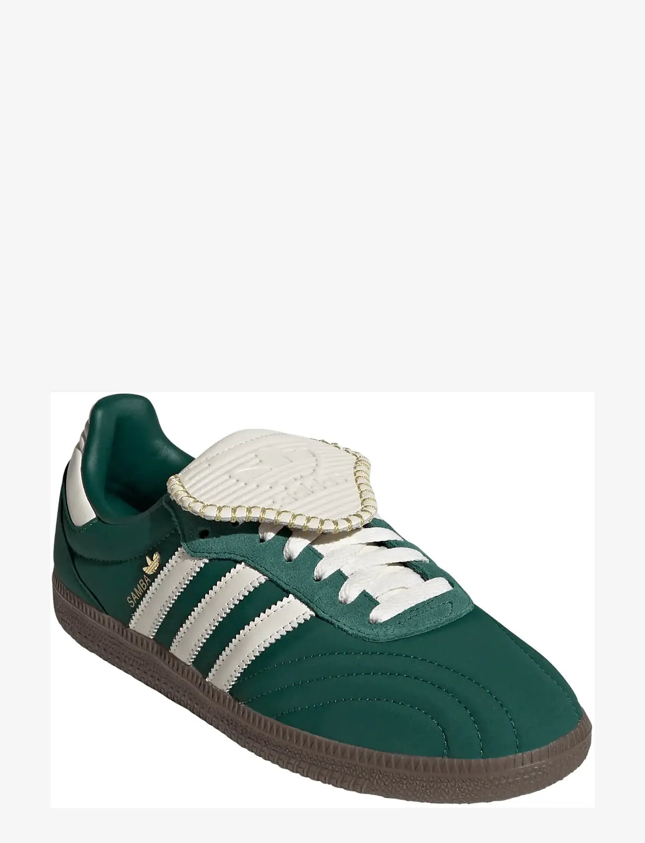 adidas Originals - SAMBA LT W - lave sneakers - cgreen/cwhite/goldmt - 0