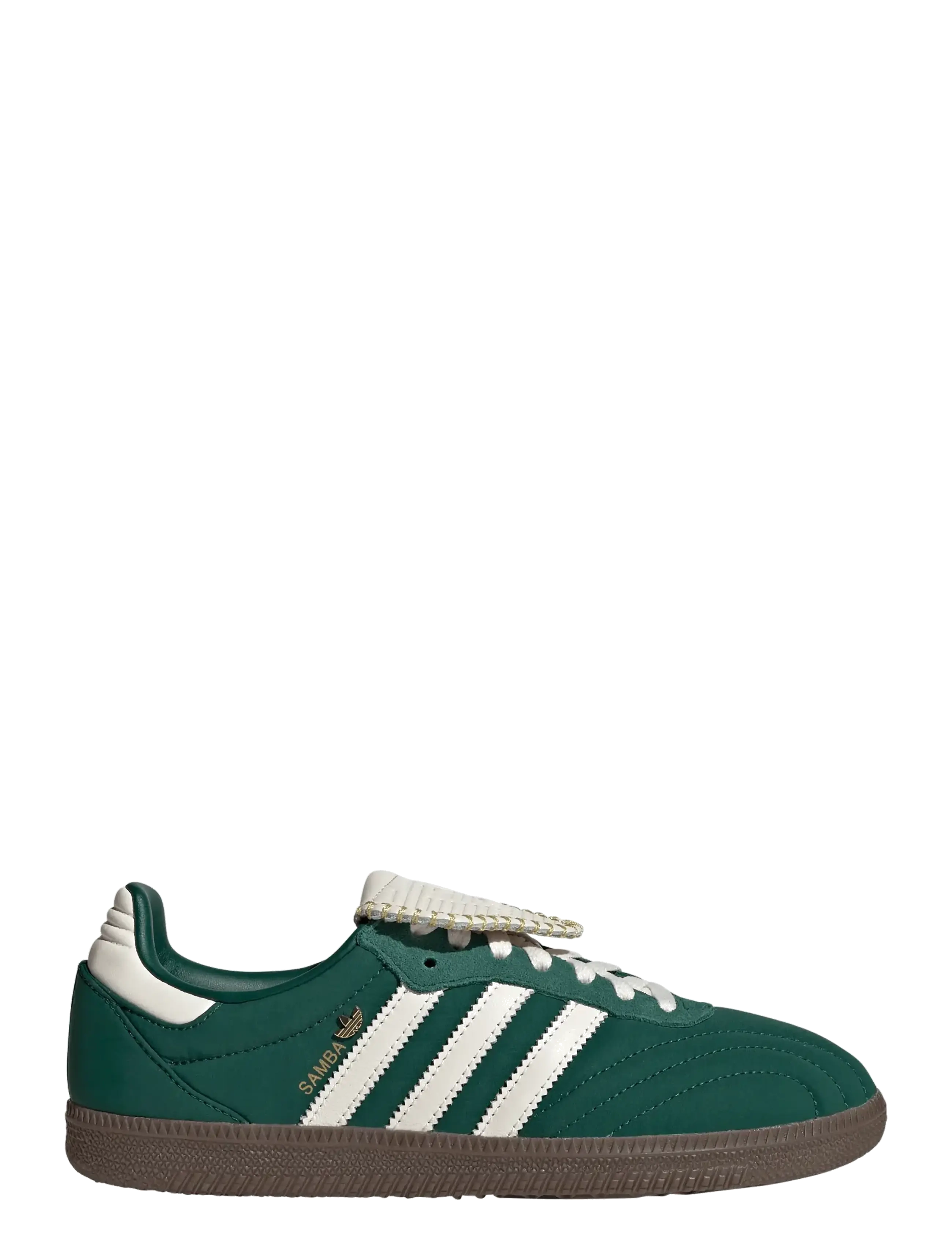adidas Originals - SAMBA LT W - low top sneakers - cgreen/cwhite/goldmt - 1