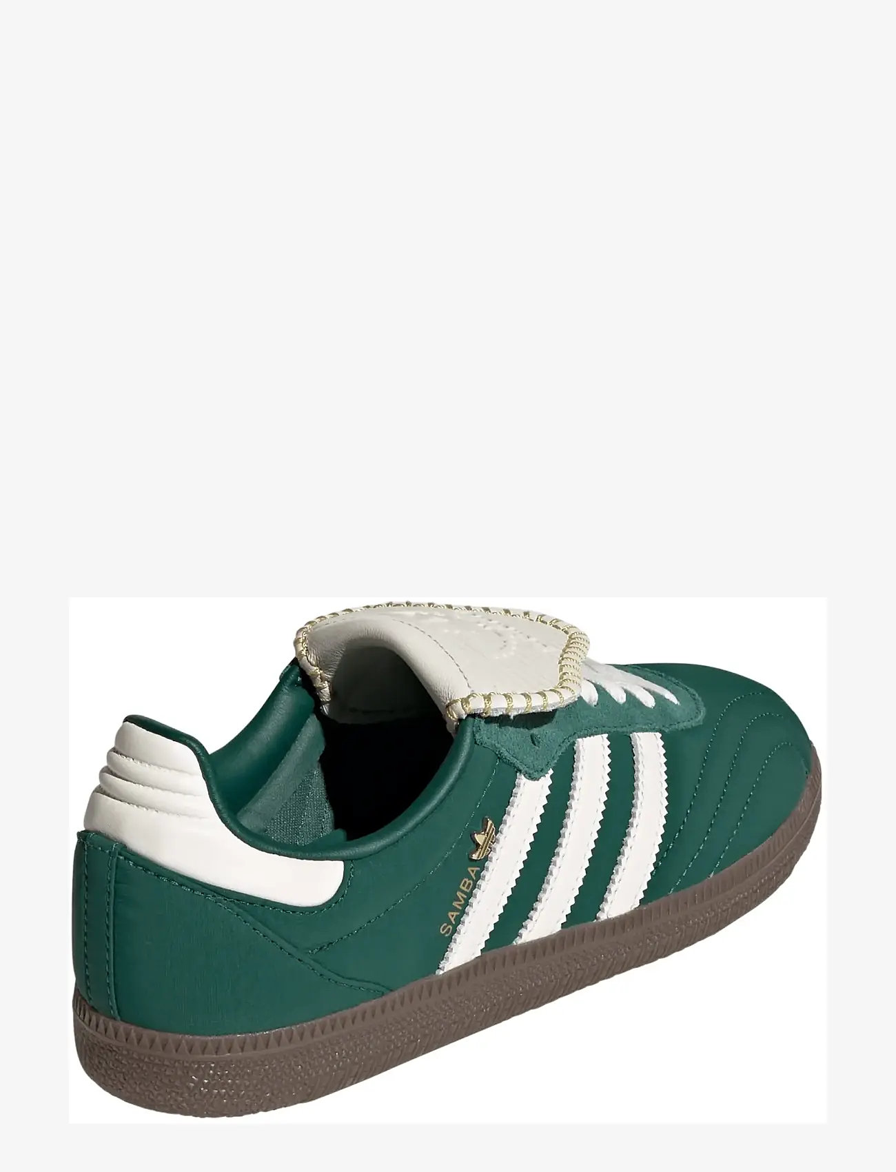 adidas Originals - SAMBA LT W - lave sneakers - cgreen/cwhite/goldmt - 3