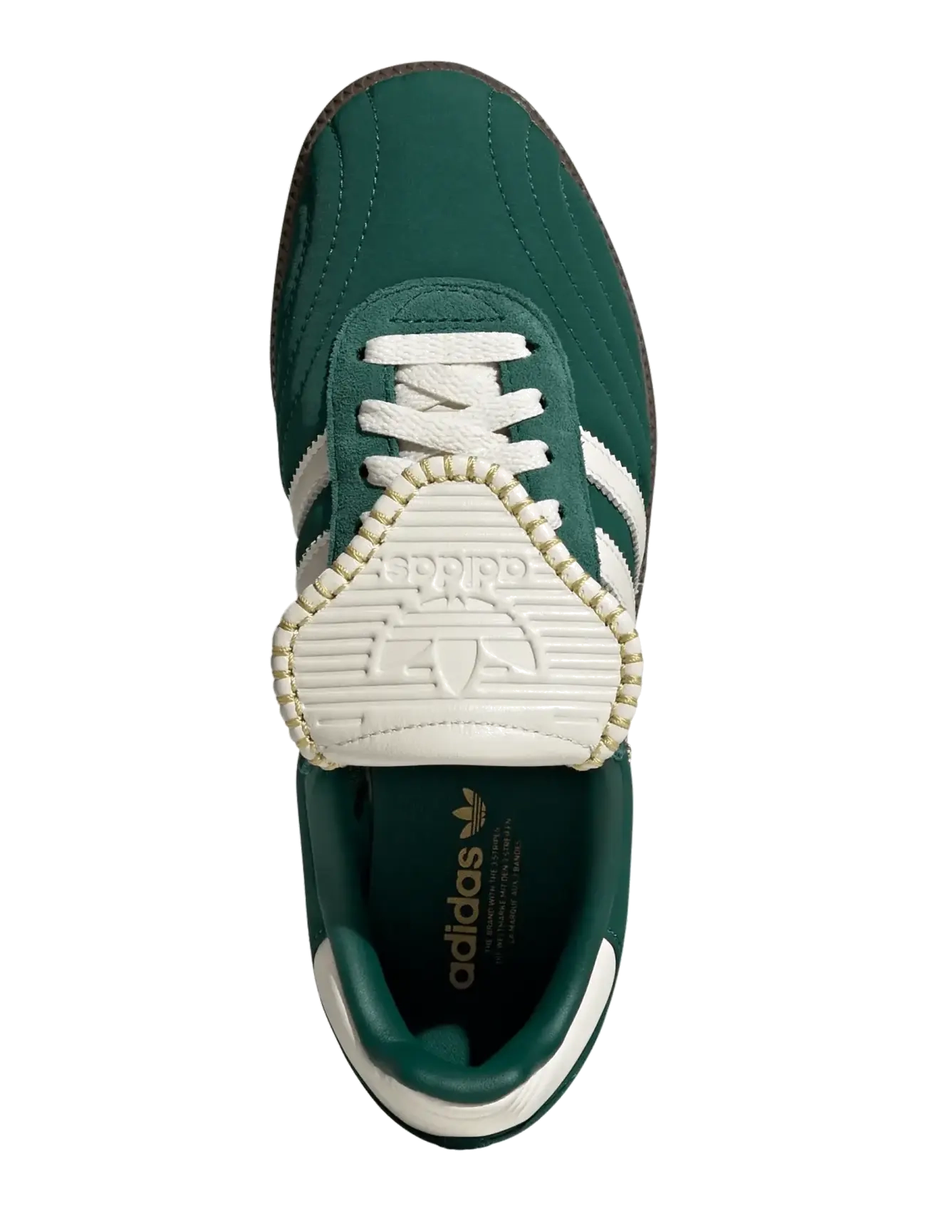 adidas Originals - SAMBA LT W - low top sneakers - cgreen/cwhite/goldmt - 4