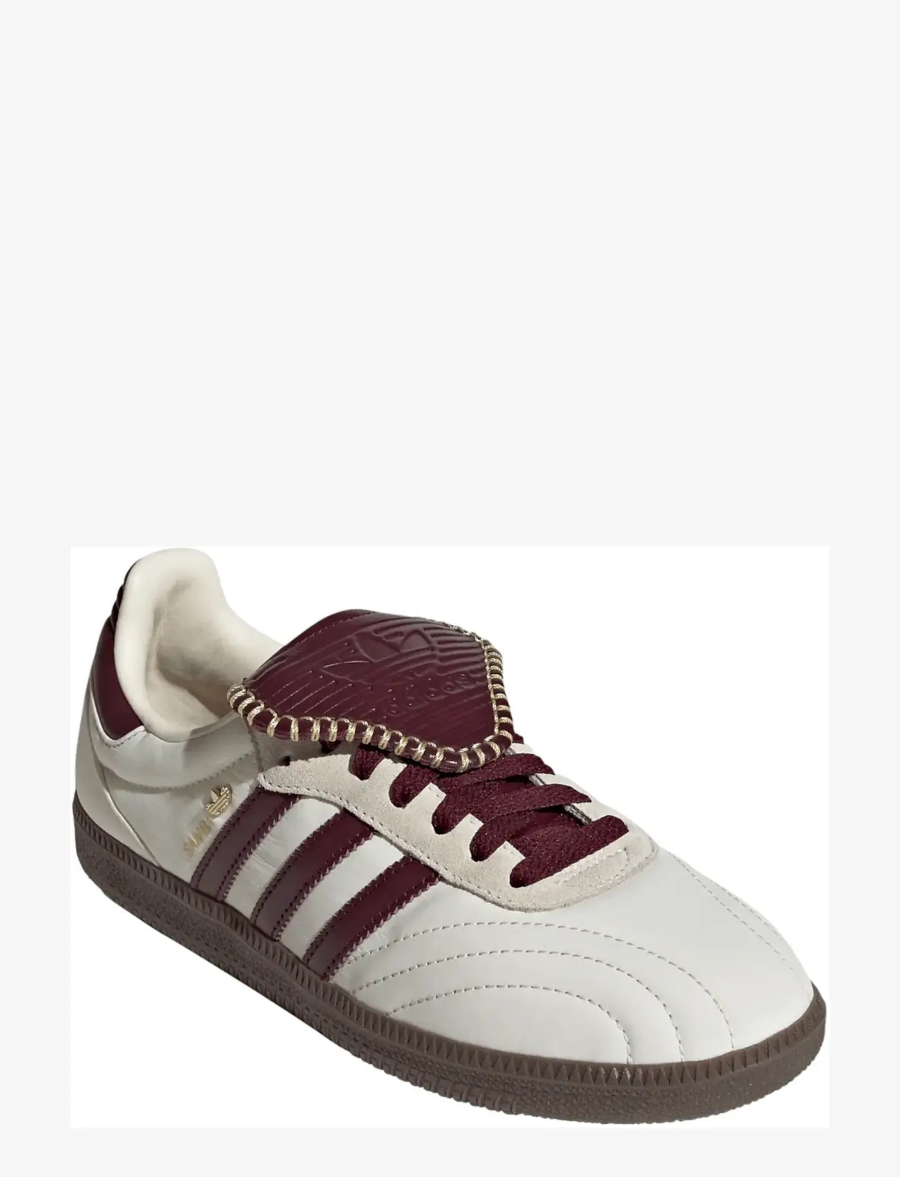 adidas Originals - SAMBA LT W - lave sneakers - crewht/maroon/goldmt - 0