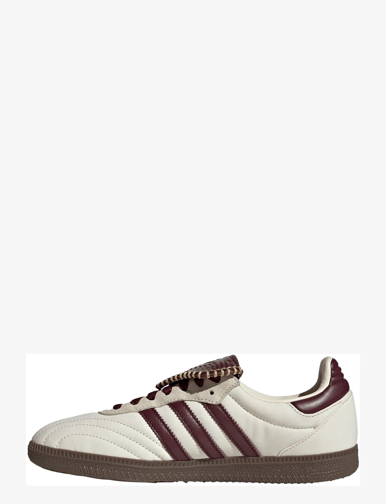 adidas Originals - SAMBA LT W - lave sneakers - crewht/maroon/goldmt - 2