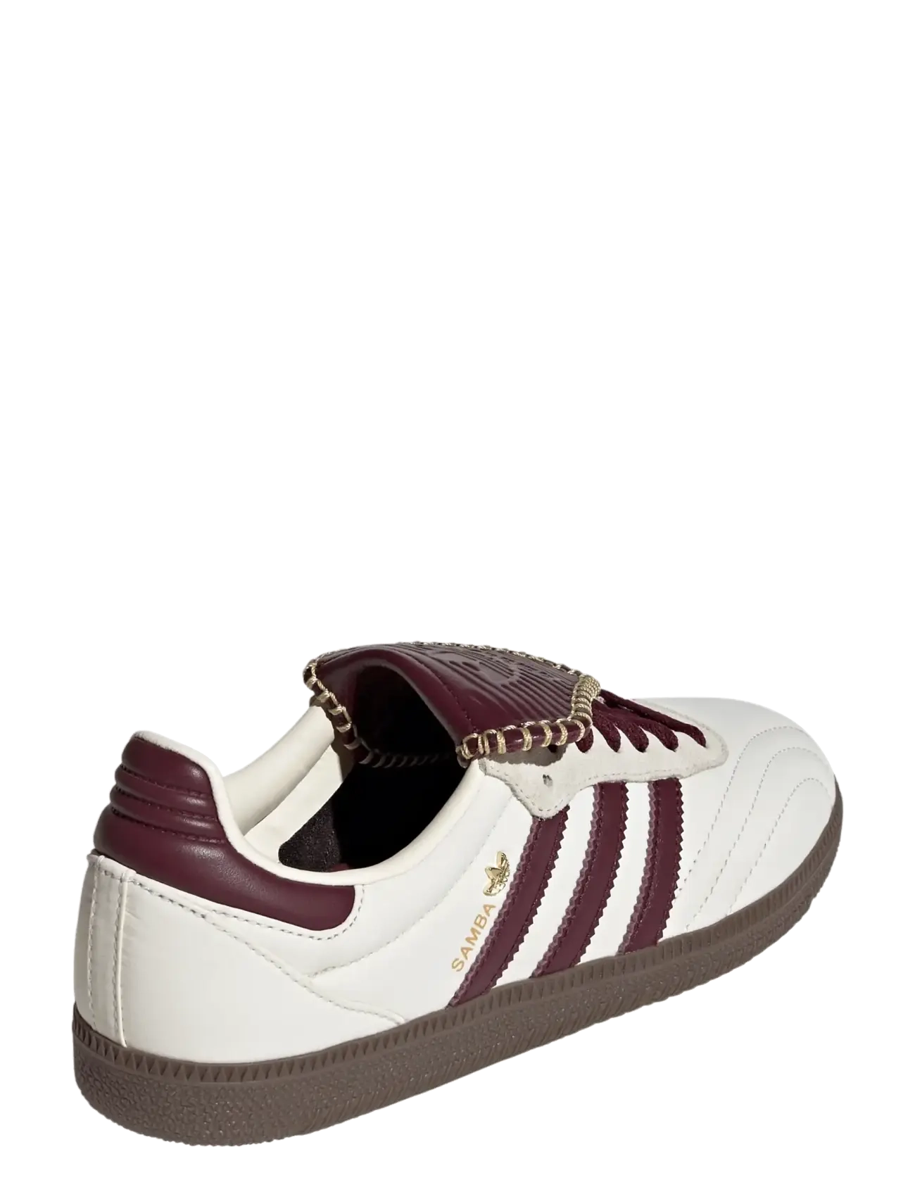 adidas Originals - SAMBA LT W - lágir strigaskór - crewht/maroon/goldmt - 3
