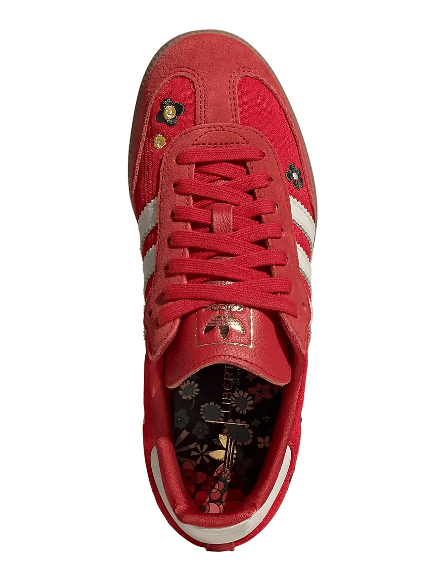 adidas Originals - SAMBA OG W - niedrige sneakers - bgreen/owhite/gum4 - 4