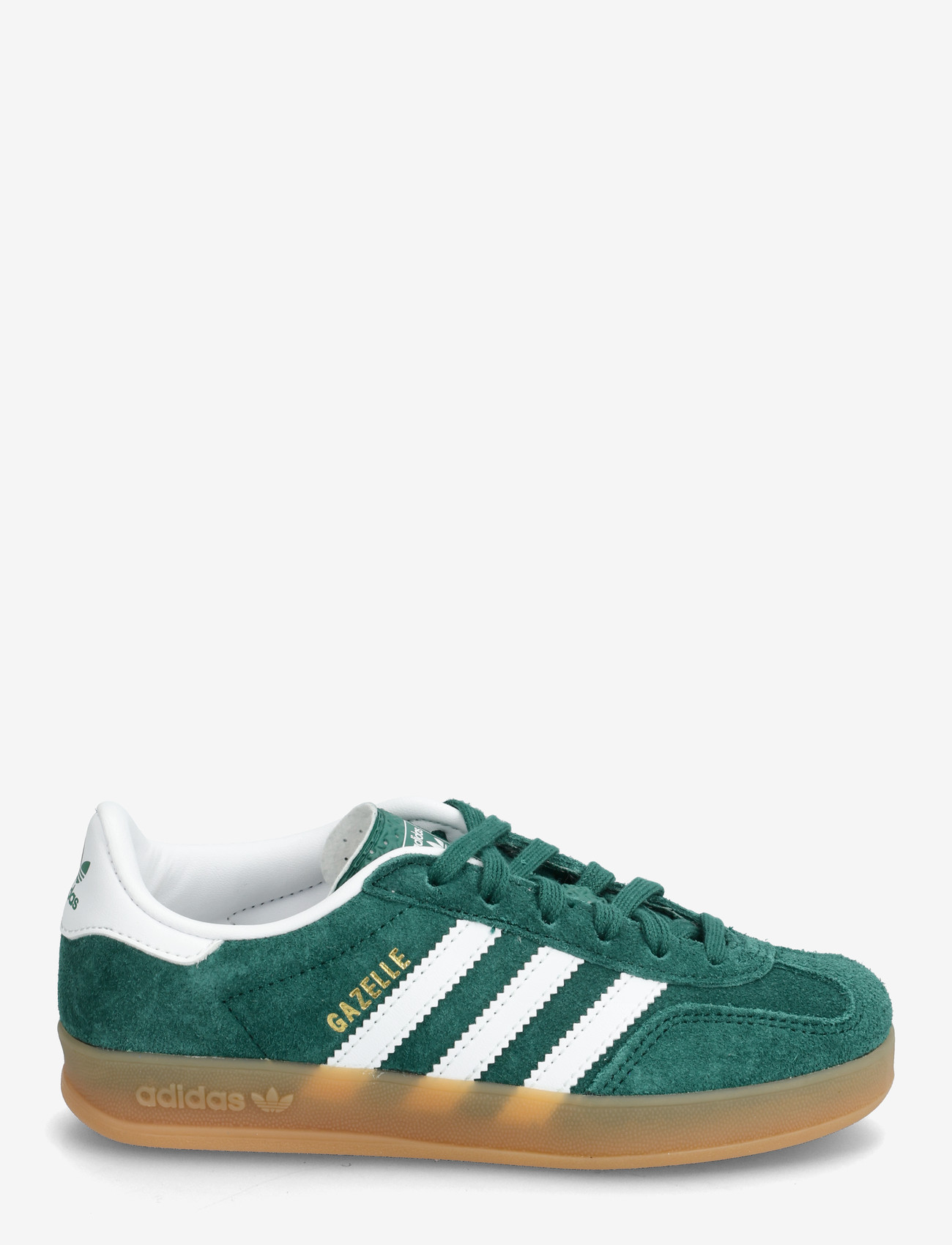 adidas Originals - GAZELLE INDOOR C - niedriger schnitt - cgreen/ftwwht/gum2 - 1