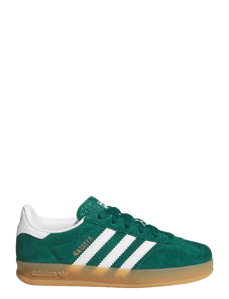 adidas Originals - GAZELLE INDOOR C - tennised - cgreen/ftwwht/gum2 - 1