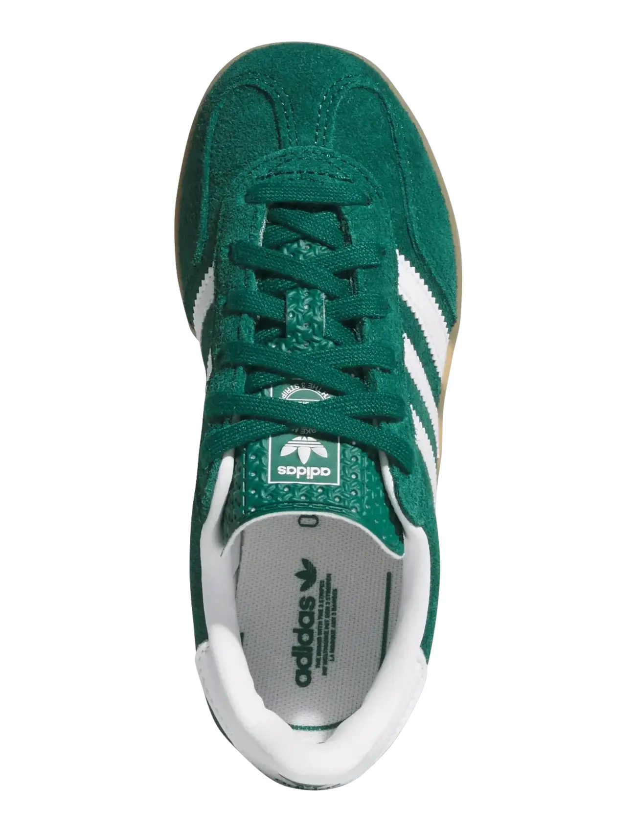 adidas Originals - GAZELLE INDOOR C - lave sneakers - cgreen/ftwwht/gum2 - 4