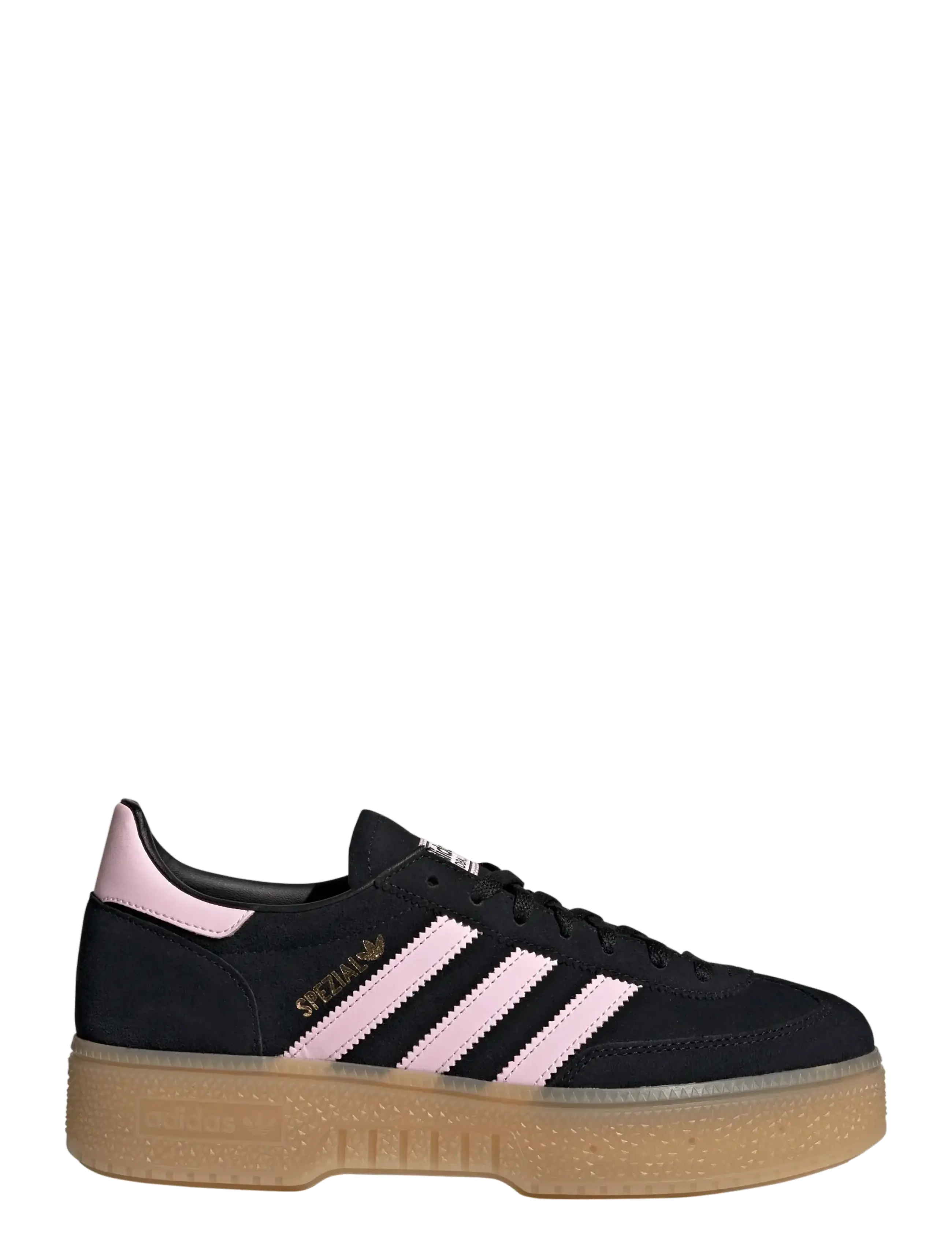 adidas Originals - HANDBALL SPEZIAL BOLD W - lave sneakers - cblack/clpink/gum3 - 1
