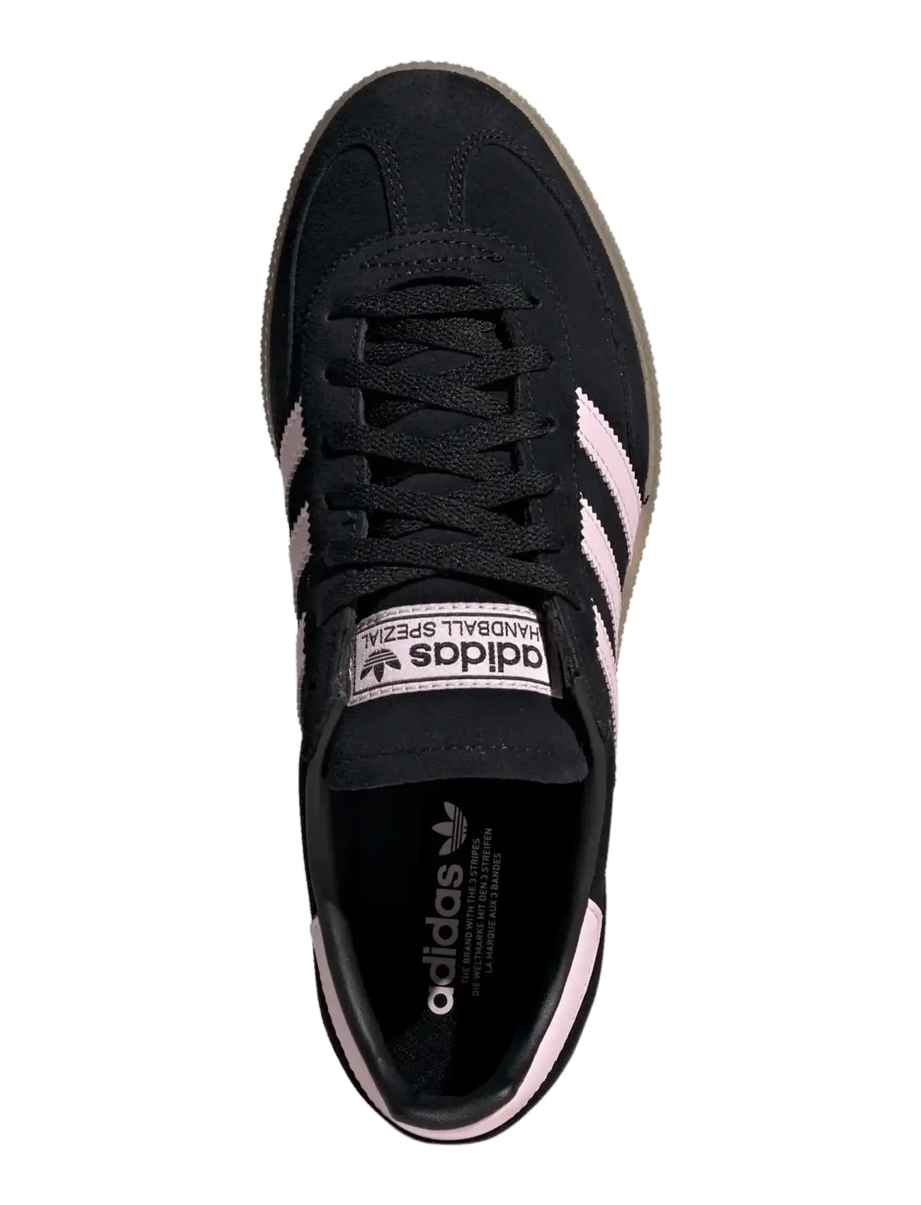 adidas Originals - HANDBALL SPEZIAL BOLD W - lave sneakers - cblack/clpink/gum3 - 4
