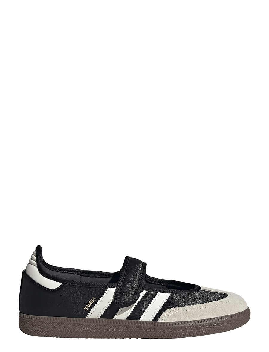 adidas Originals - SAMBA JANE W - lave sneakers - cblack/owhite/goldmt - 1