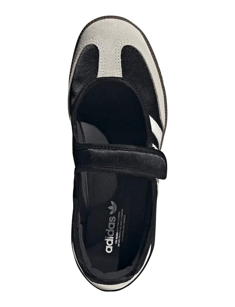 adidas Originals - SAMBA JANE W - lave sneakers - cblack/owhite/goldmt - 4
