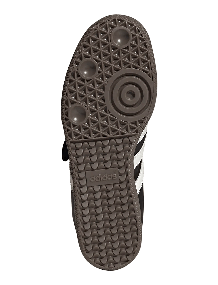 adidas Originals - SAMBA JANE W - lave sneakers - cblack/owhite/goldmt - 5
