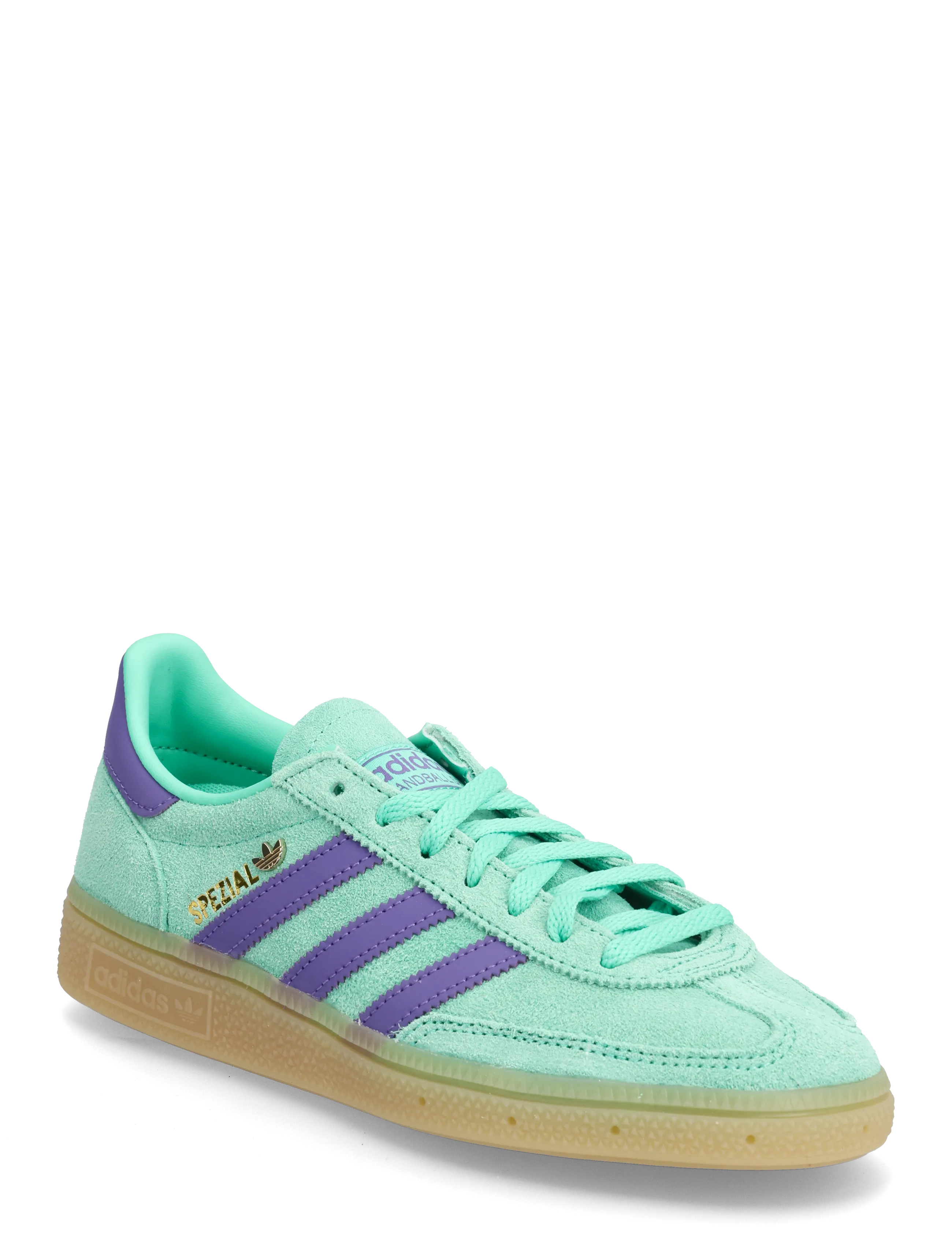 adidas Originals HANDBALL SPEZIAL W - Schuhe - HIREGR/PURRUS/GOLDMT / green