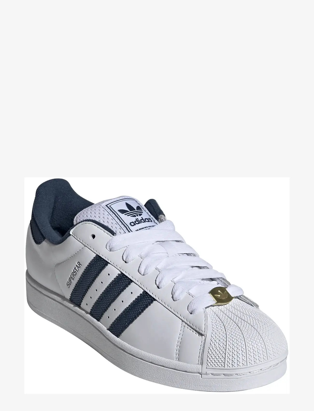 adidas Originals - SUPERSTAR II - niedriger schnitt - ftwwht/crenav/goldmt - 0