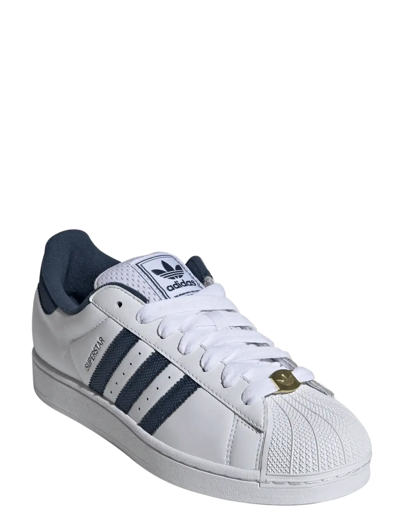 adidas Originals - SUPERSTAR II - niedrige sneakers - ftwwht/crenav/goldmt - 0