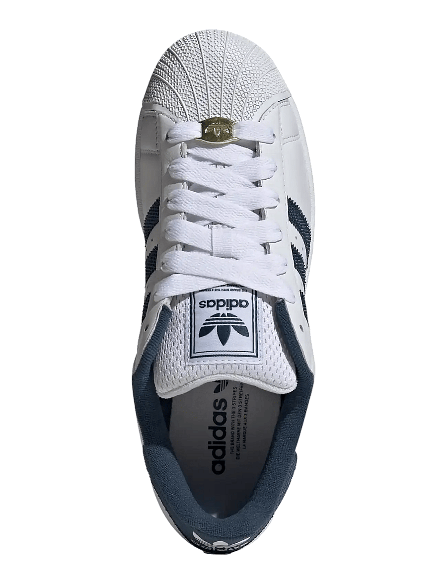 adidas Originals - SUPERSTAR II - kõrge säärega tossud - ftwwht/crenav/goldmt - 4
