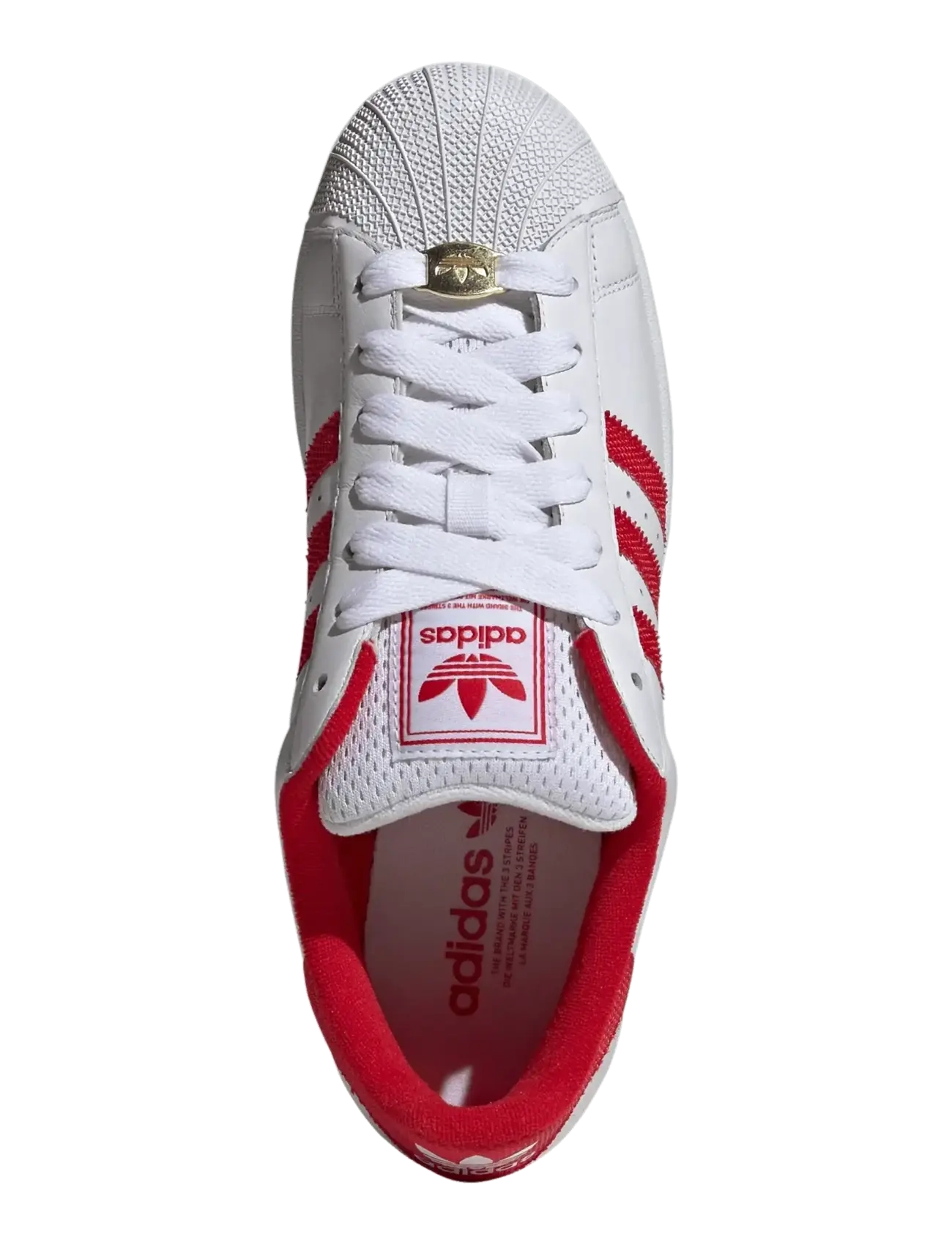 adidas Originals - SUPERSTAR II - lave sneakers - ftwwht/betsca/goldmt - 4