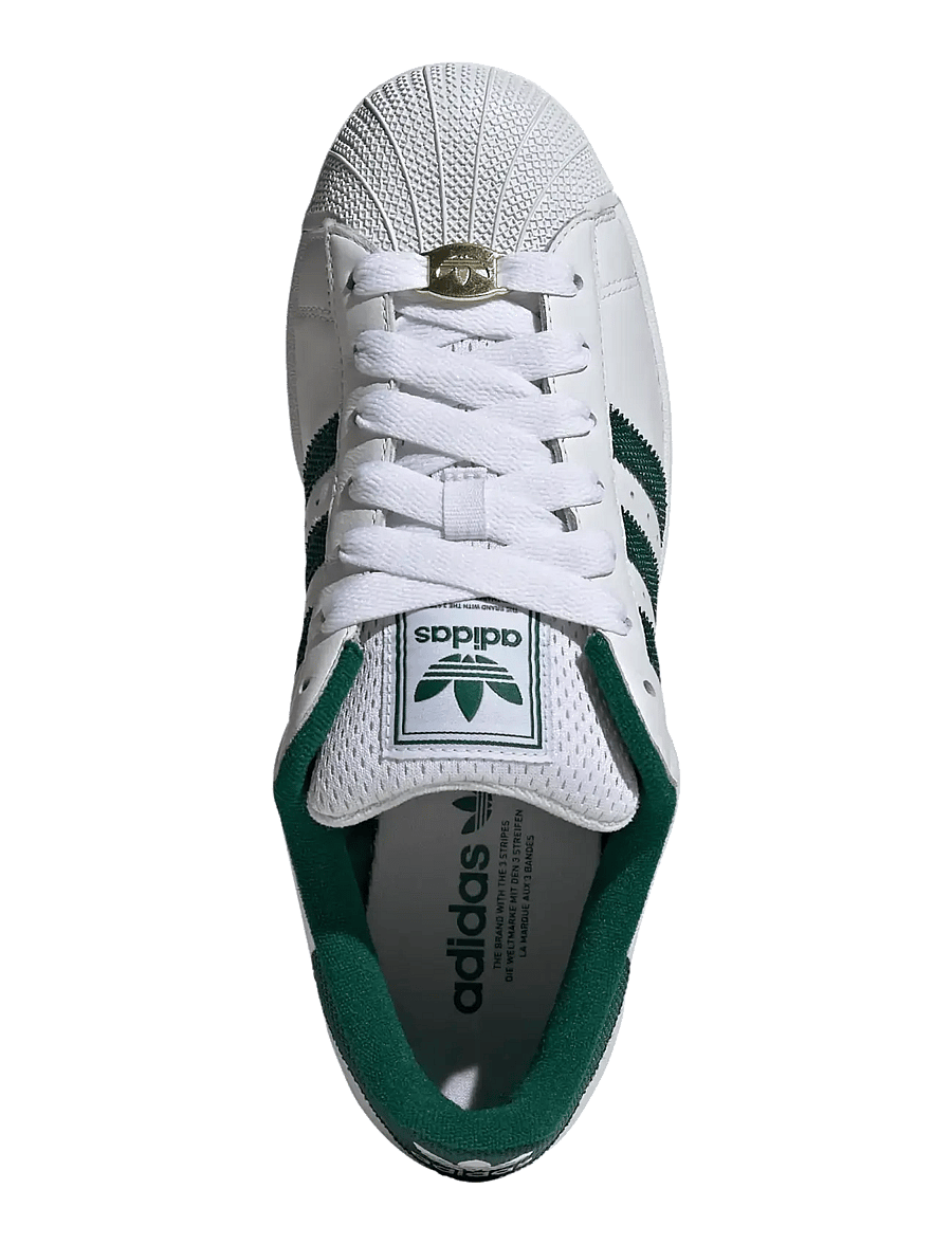 adidas Originals - SUPERSTAR II - niedrige sneakers - ftwwht/cgreen/goldmt - 3
