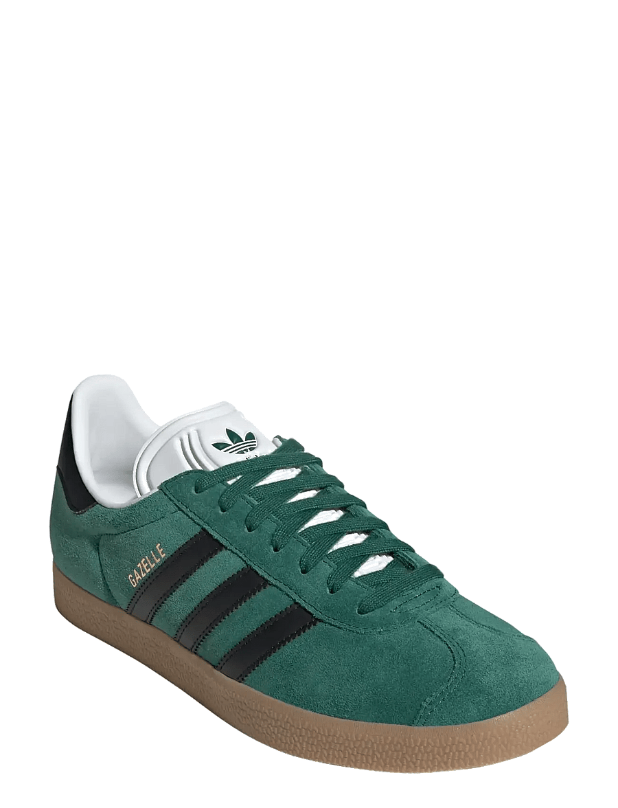 adidas Originals - GAZELLE - niedriger schnitt - cgreen/cblack/ftwwht - 0