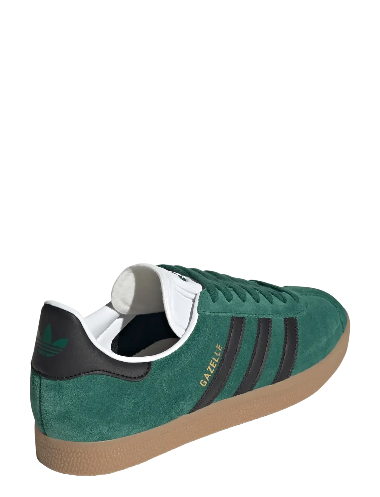 adidas Originals - GAZELLE - niedrige sneakers - cgreen/cblack/ftwwht - 3