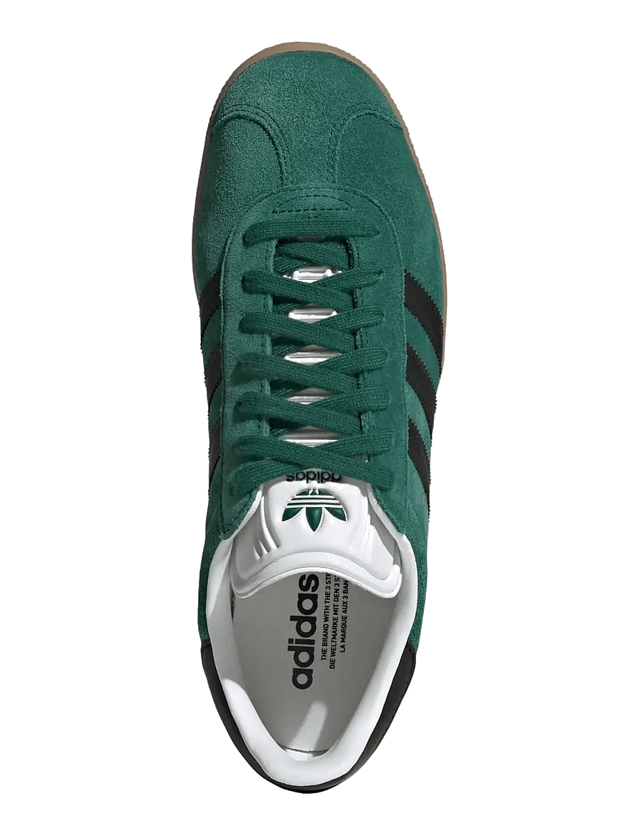 adidas Originals - GAZELLE - niedriger schnitt - cgreen/cblack/ftwwht - 4