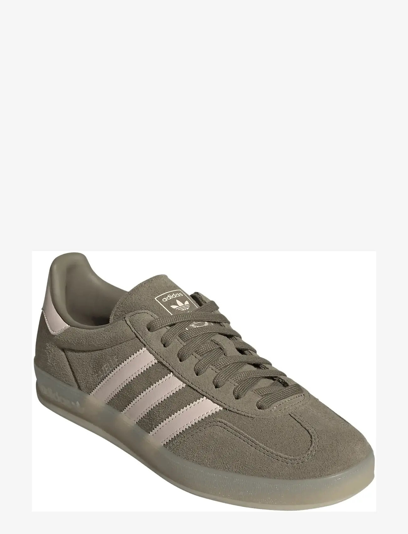 adidas Originals - GAZELLE INDOOR - kõrge säärega tossud - olistr/wonqua/clay - 0