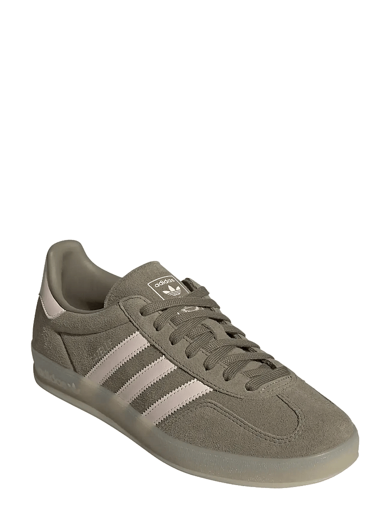 adidas Originals - GAZELLE INDOOR - kõrge säärega tossud - olistr/wonqua/clay - 0