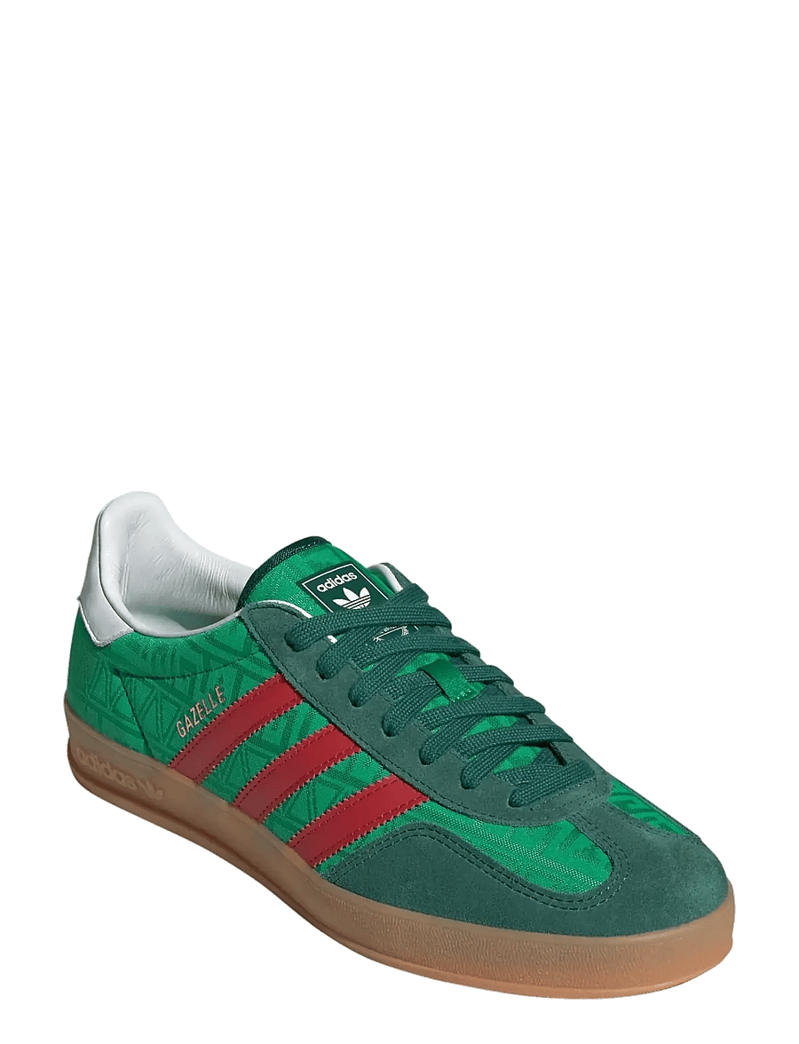 adidas Originals - GAZELLE INDOOR - laag sneakers - green/betsca/cgreen - 0