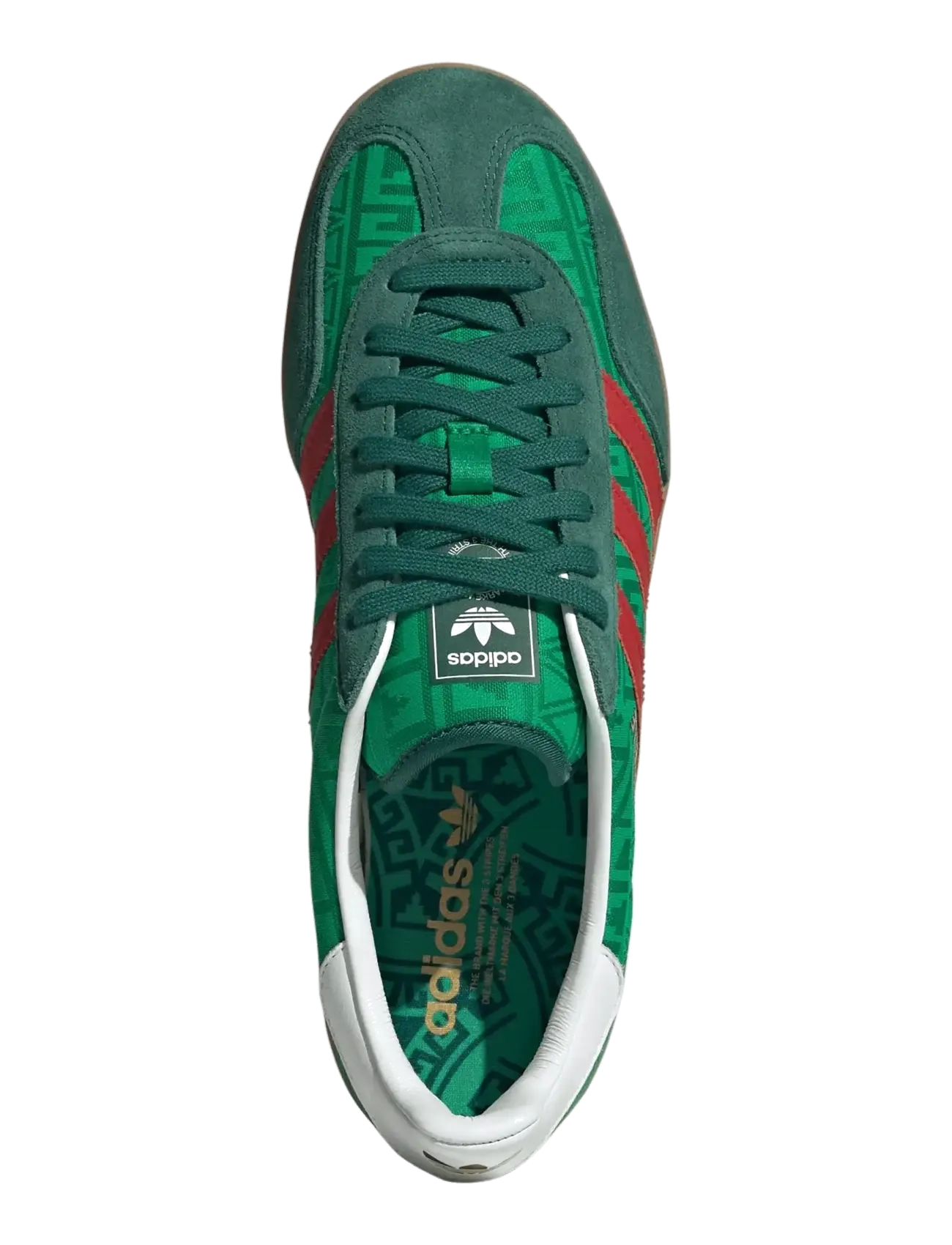 adidas Originals - GAZELLE INDOOR - baskets basses - green/betsca/cgreen - 4