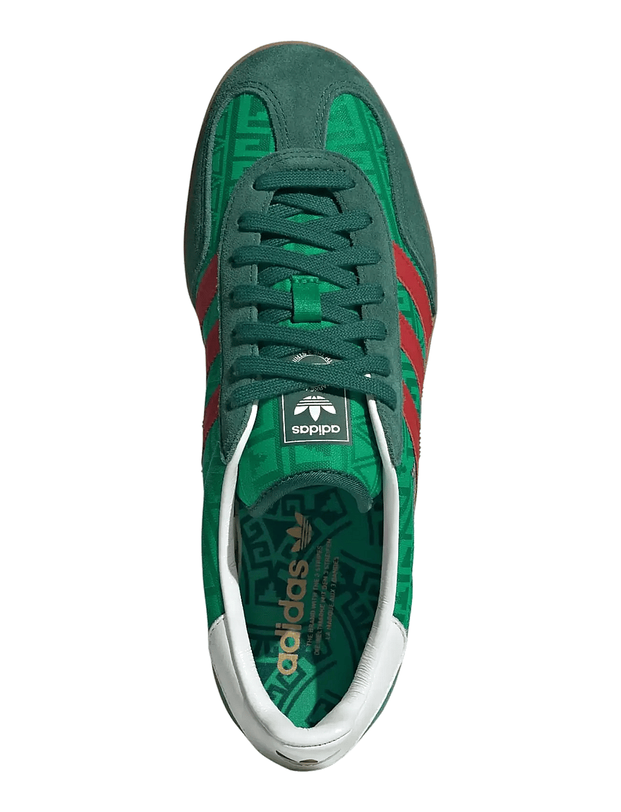 adidas Originals - GAZELLE INDOOR - laag sneakers - green/betsca/cgreen - 4